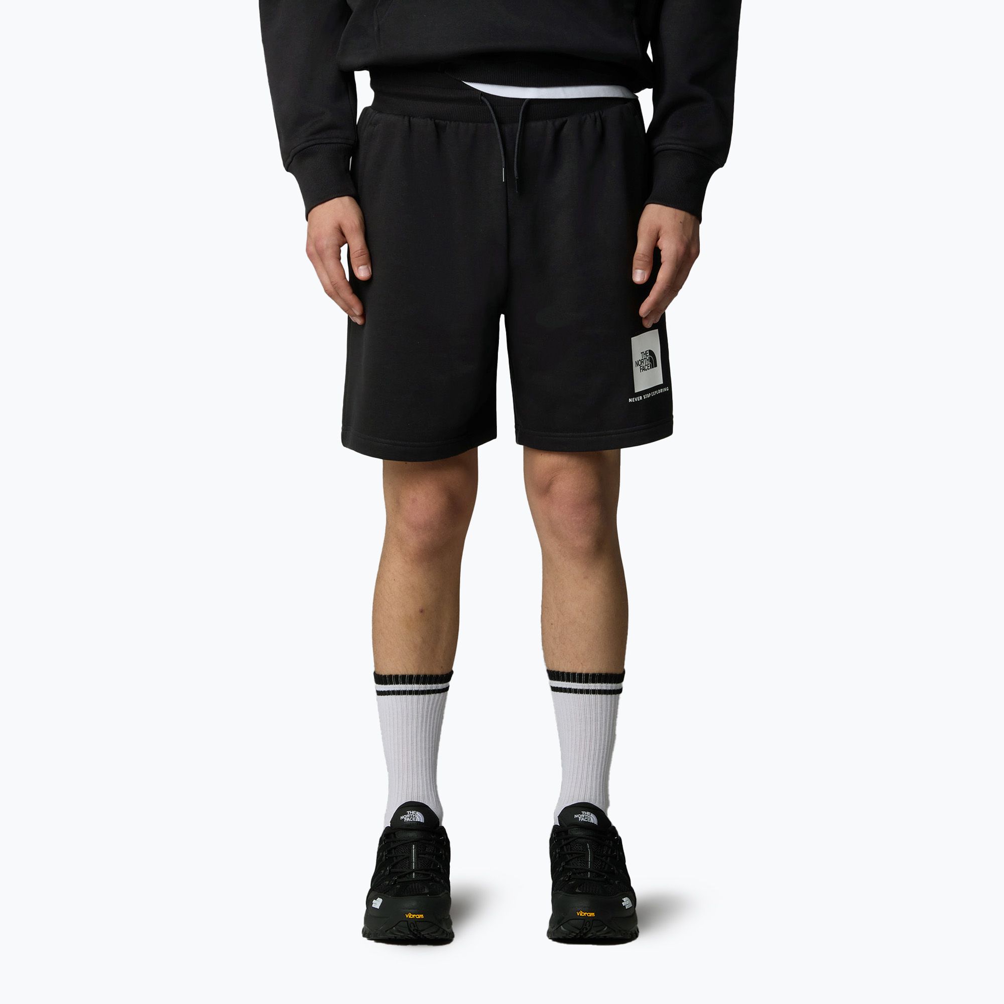 Spodenki trekkingowe męskie The North Face Box Nse Regular tnf black/tnf white 