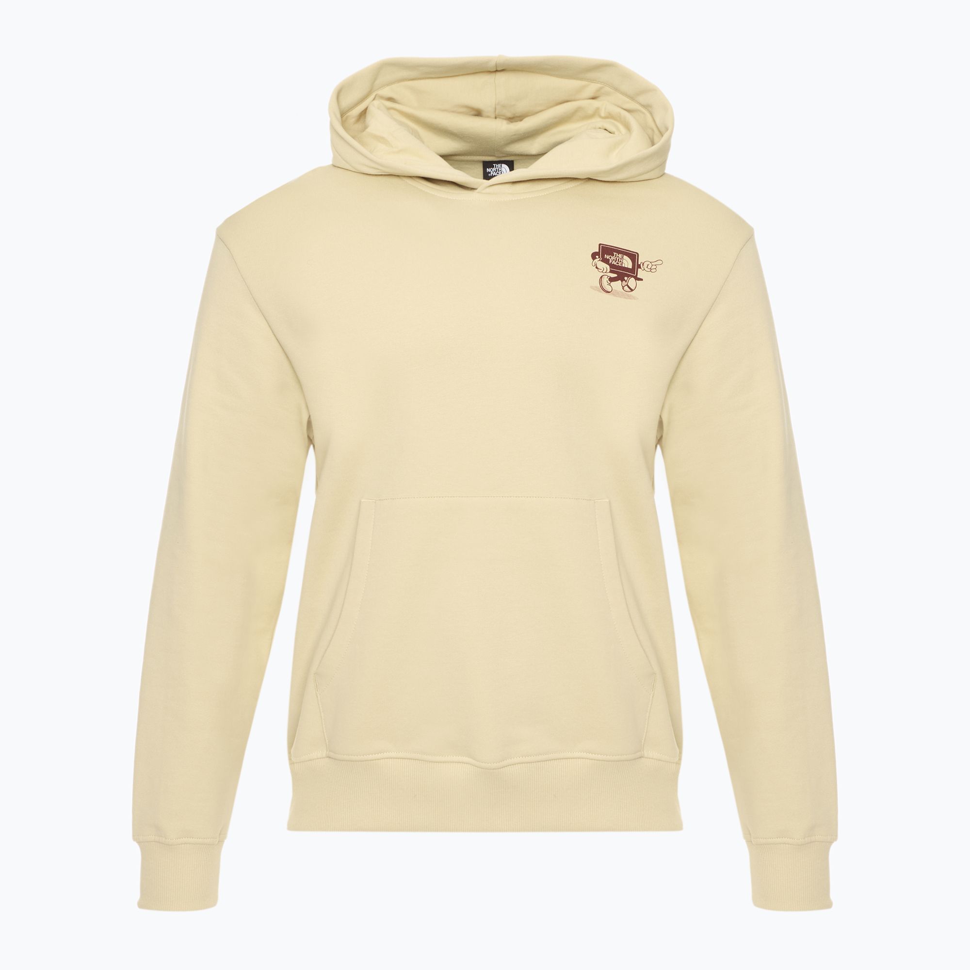 Bluza The North Face Cartoon Logo Relaxed Hoodie gravel 