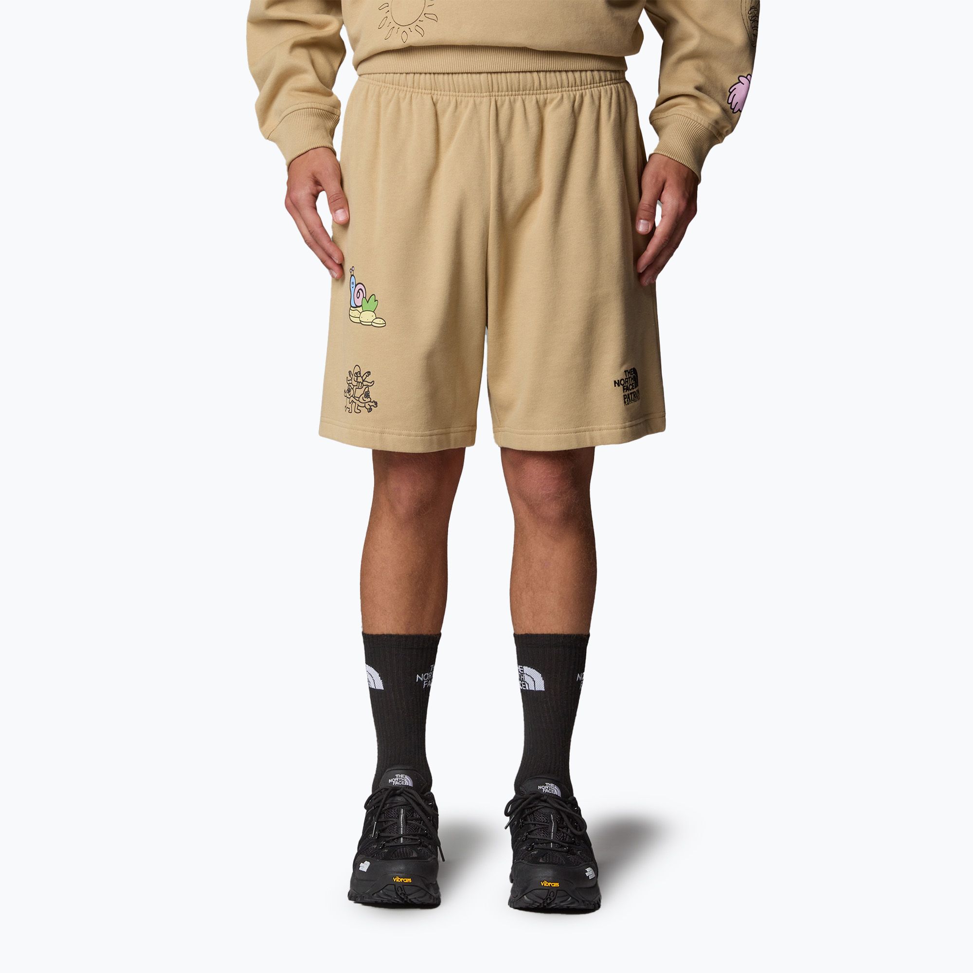 Spodenki The North Face Mountain Cleanup Relaxed khaki stone 