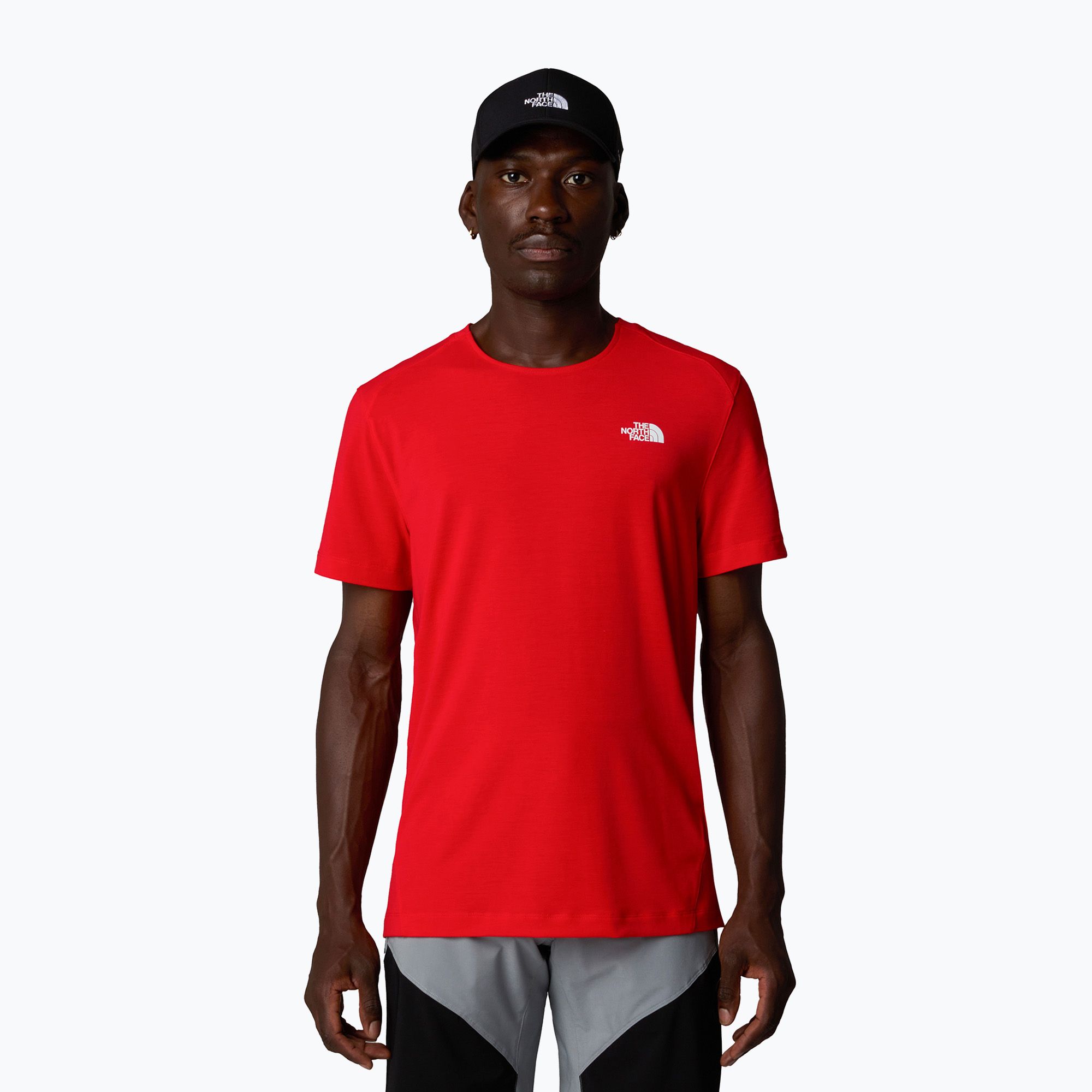 Koszulka trekkingowa męska The North Face Lightning Alpine high risk red 