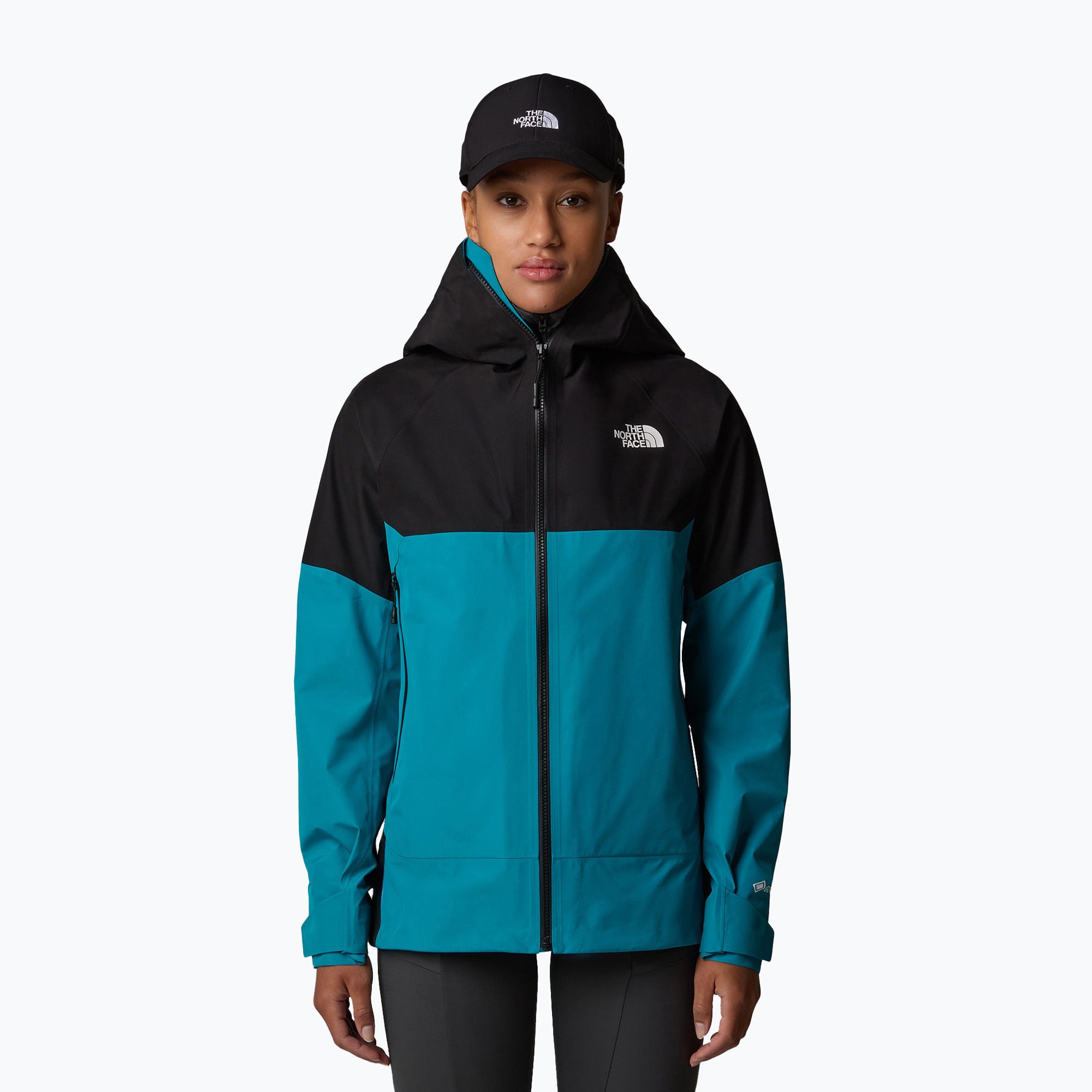 Kurtka przeciwdeszczowa damska The North Face Jazzi 3L Gtx deep teal/tnf black 