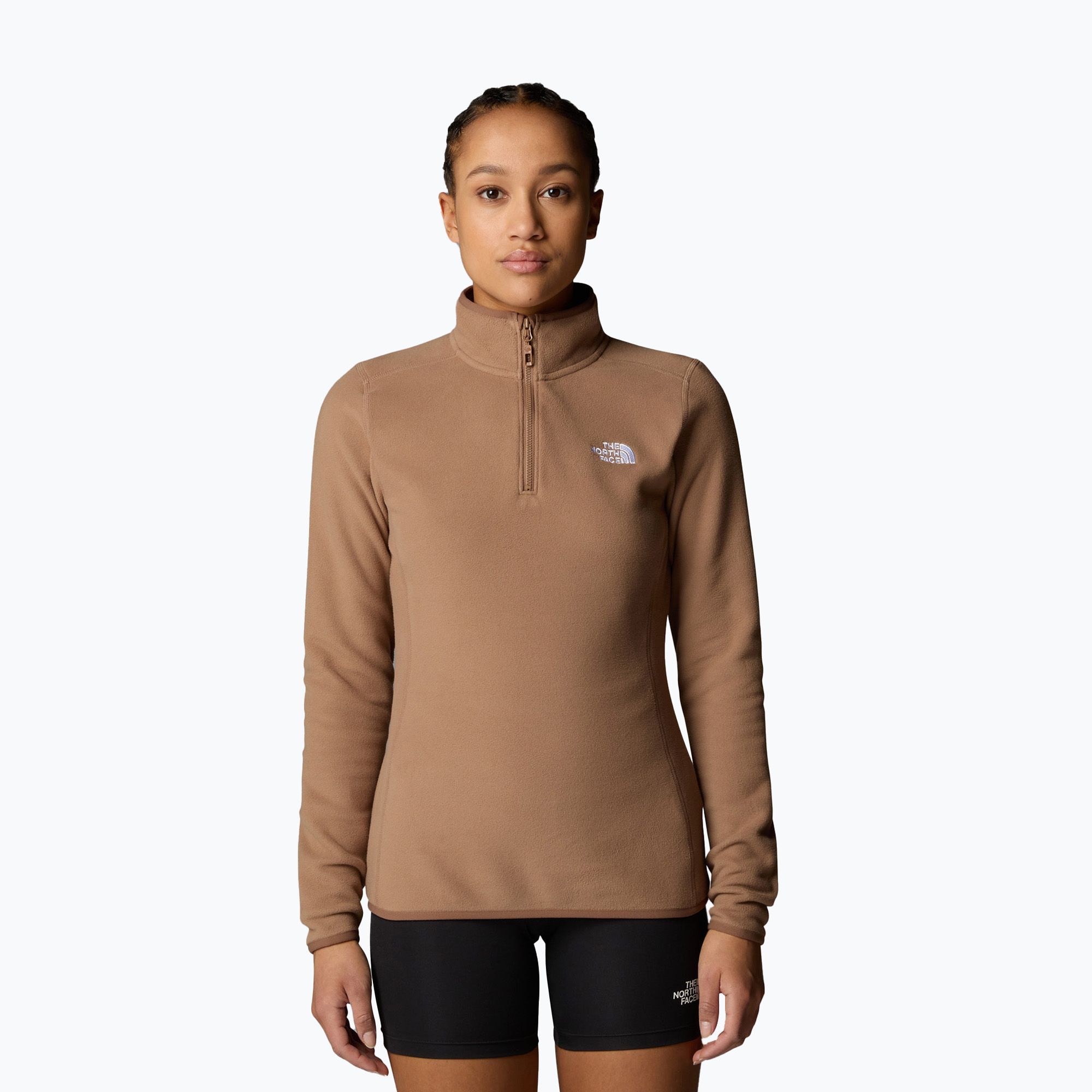 Bluza damska The North Face 100 Glacier 1/4 Zip latte 