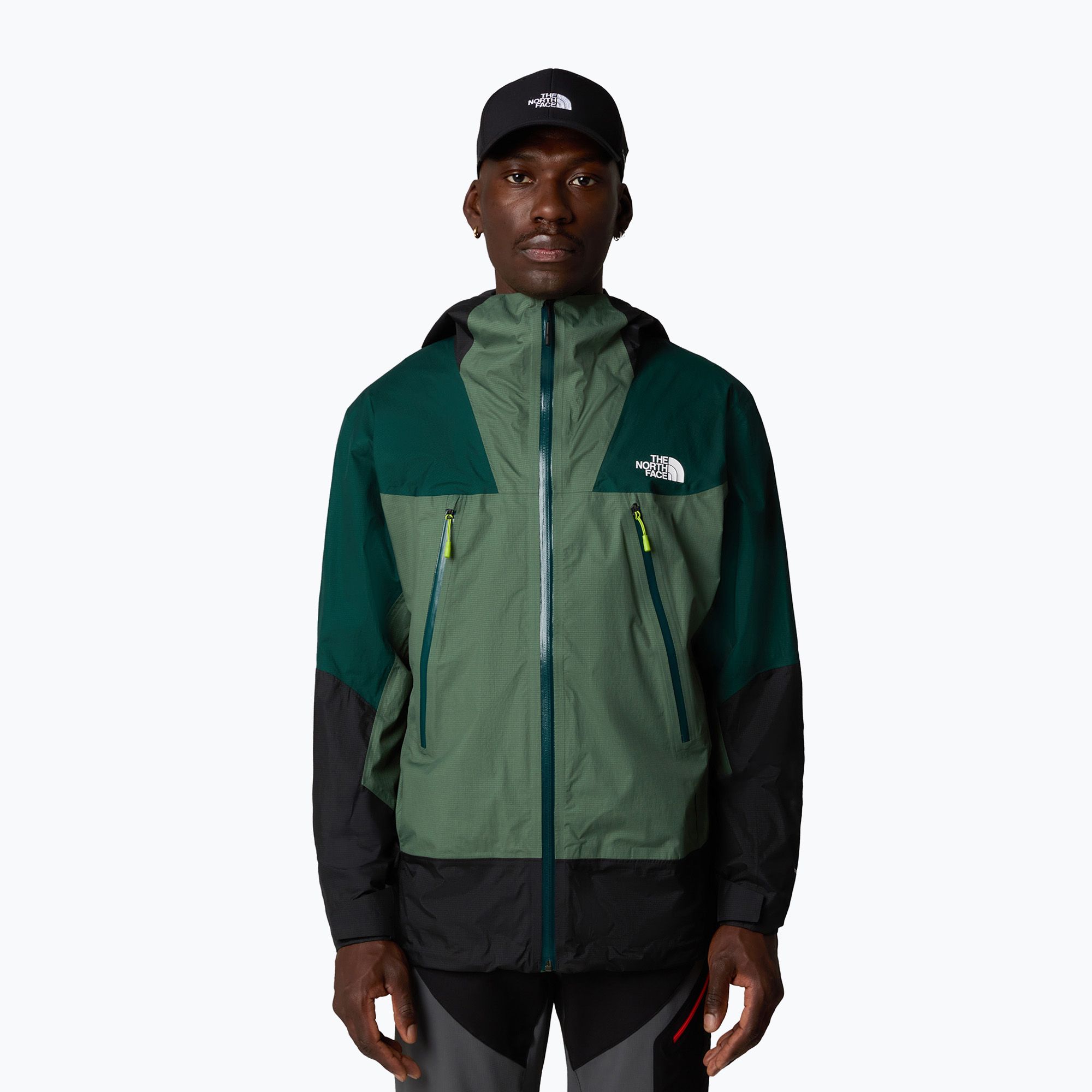 Kurtka przeciwdeszczowa męska The North Face Signal 2.5L Dryvent duck green/deep nori/tnf black 