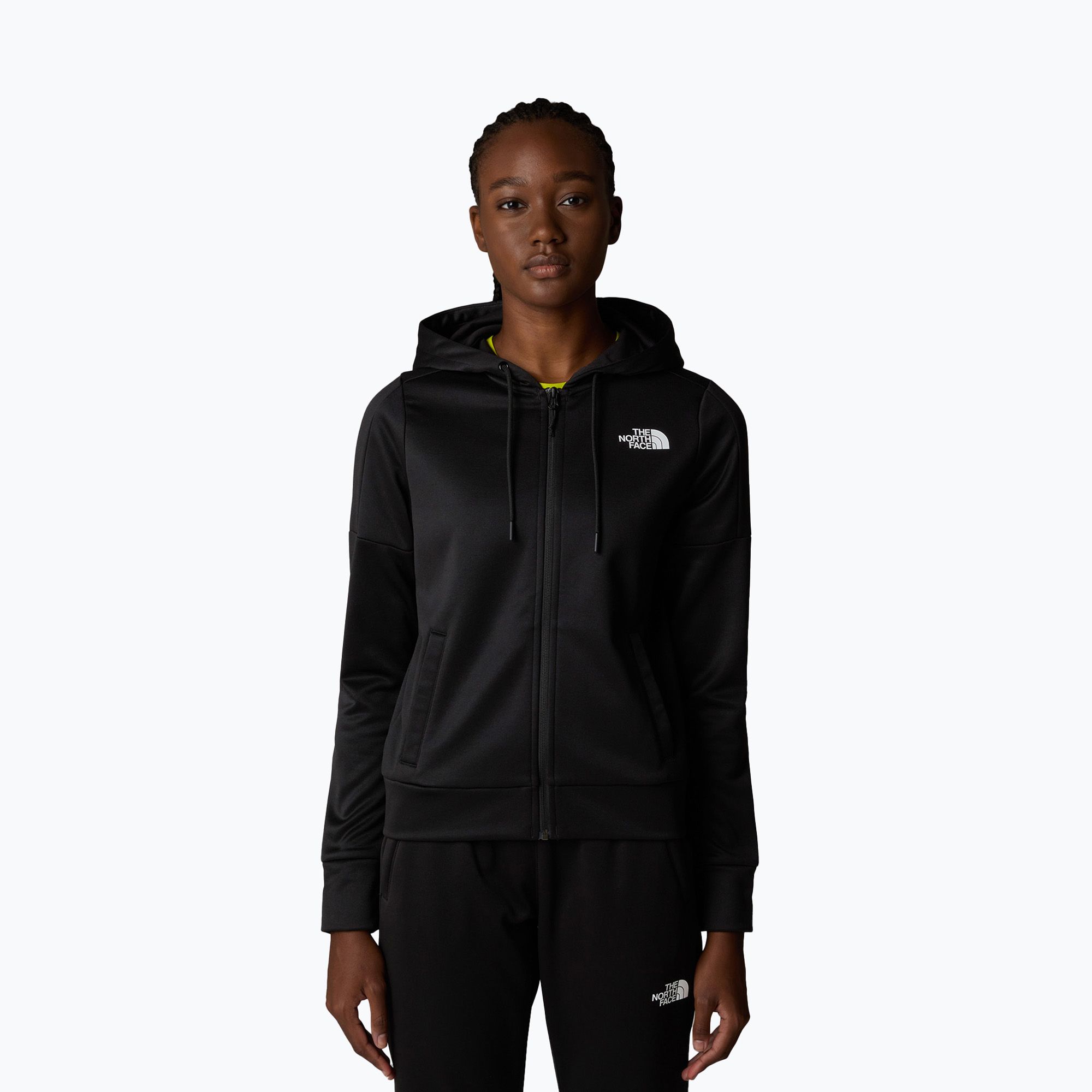 Bluza damska The North Face Reaxion Fleece Full Zip Hoodie tnf black 