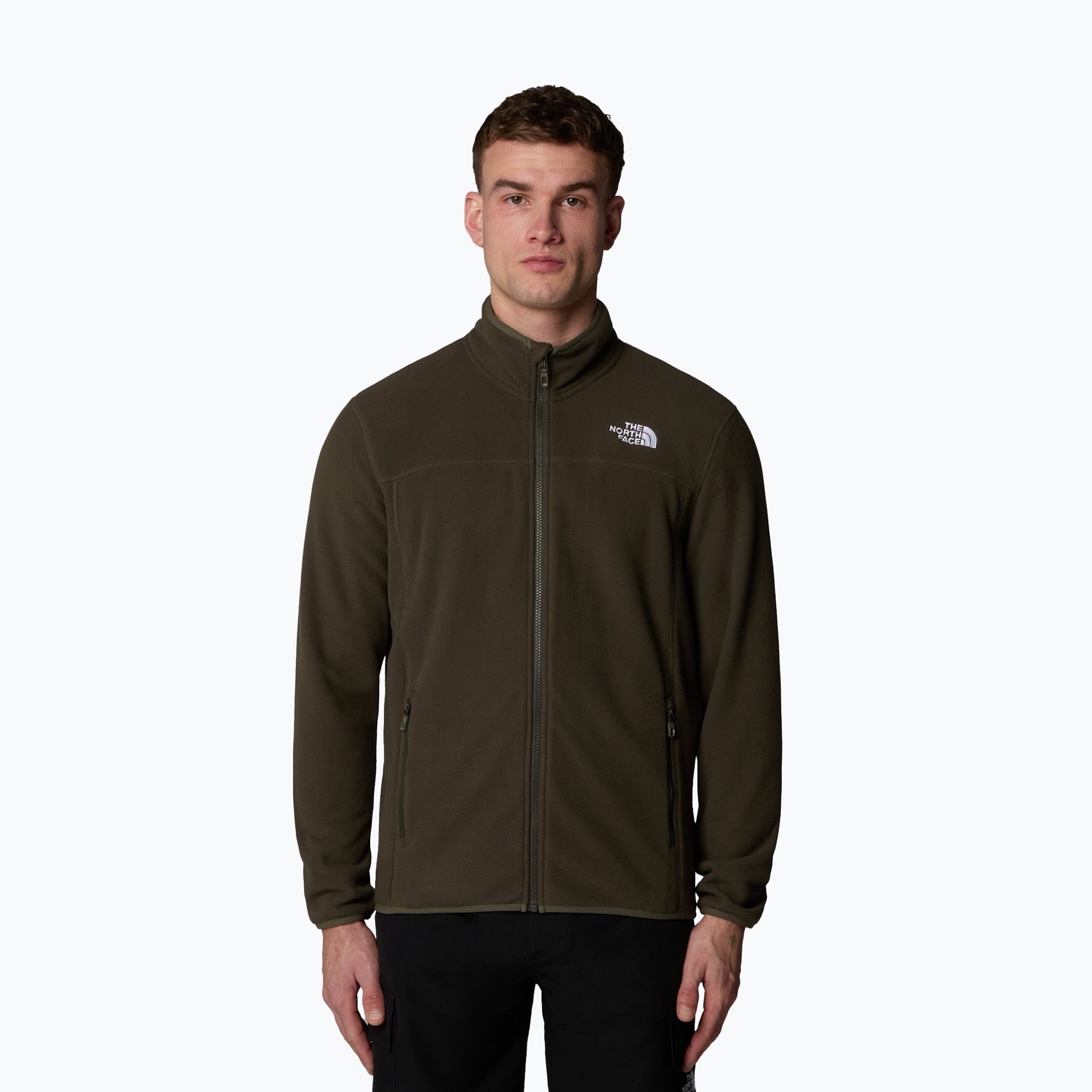Bluza męska The North Face 100 Glacier Full Zip new taupe green 