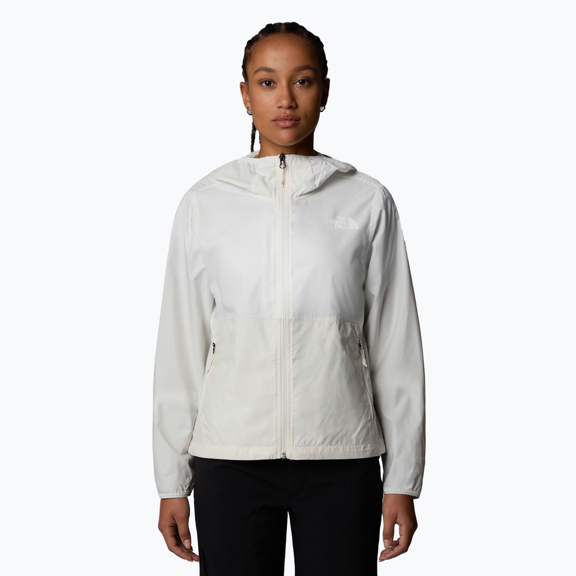 Kurtka przeciwwiatrowa damska The North Face Cyclone Wind white dune 