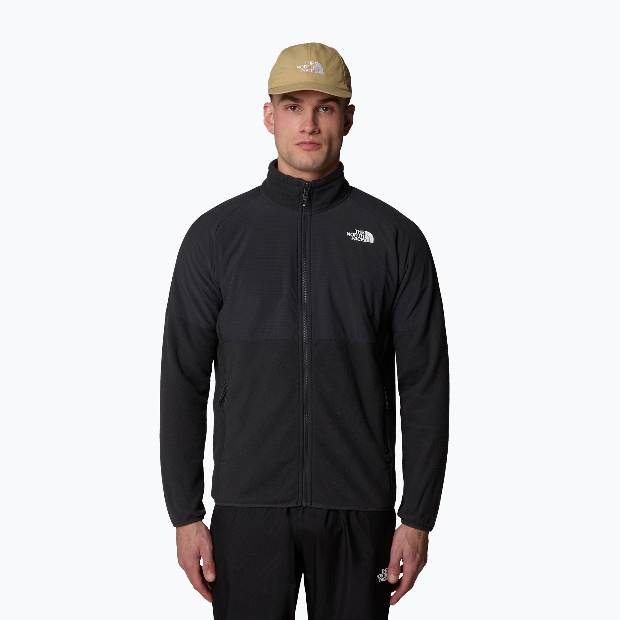 Bluza męska The North Face Glacier Heavyweight Full Zip asphalt grey/tnf black 
