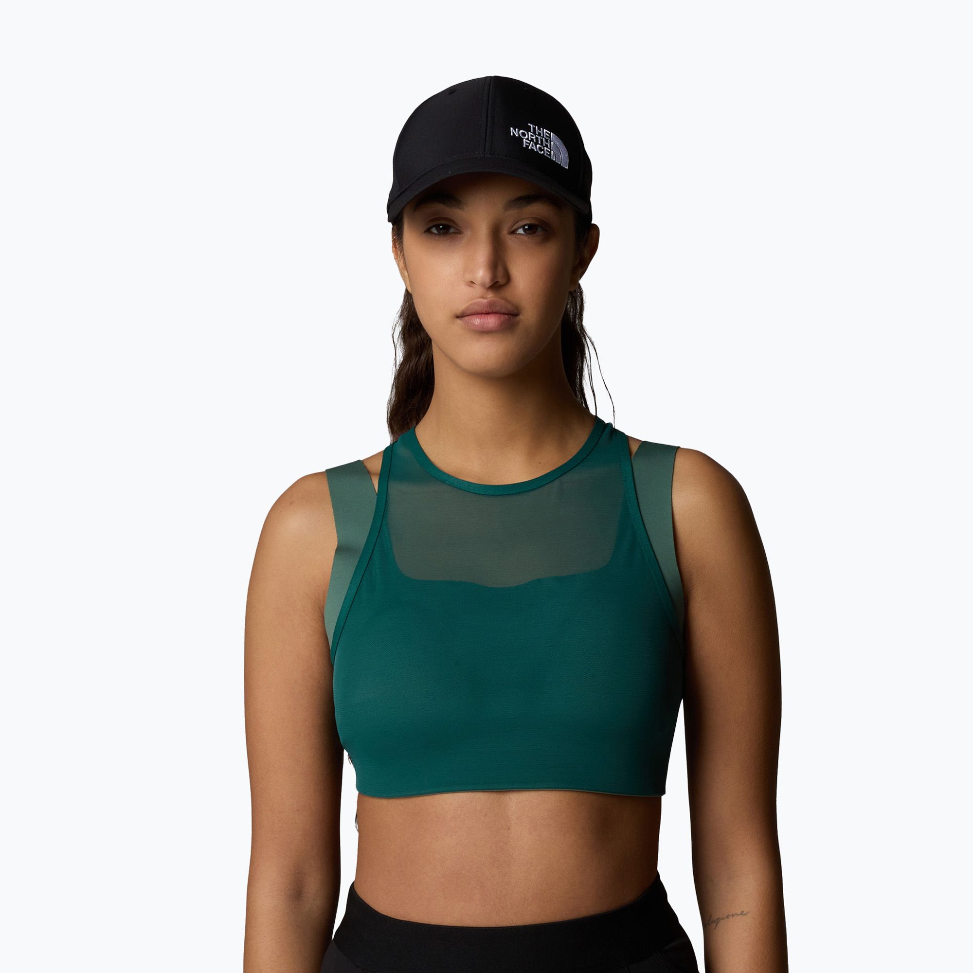 Biustonosz treningowy The North Face Refina Double Layer deep nori 