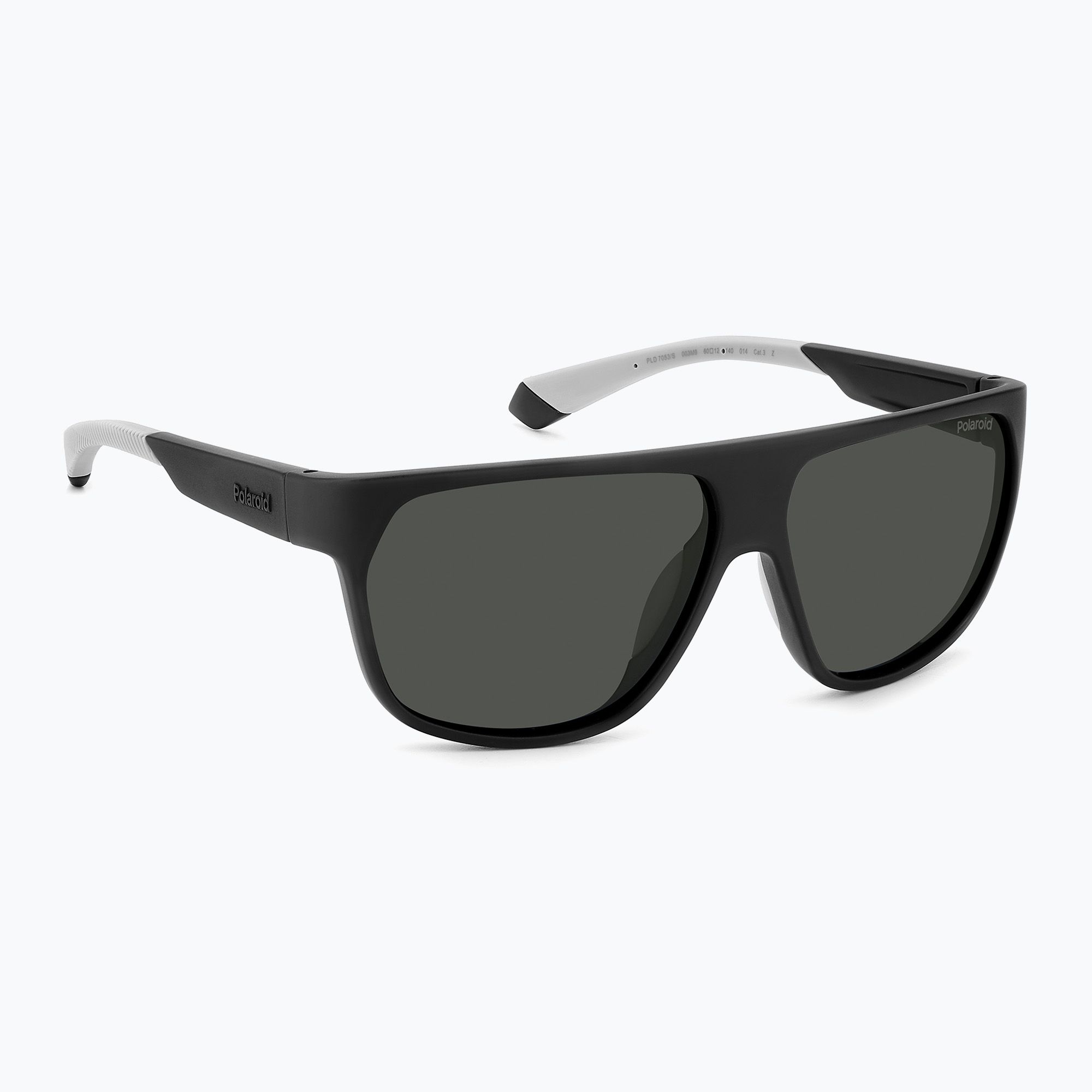 Okulary przeciwsłoneczne męskie Polaroid PLD 7053/S matte black/grey polarized 