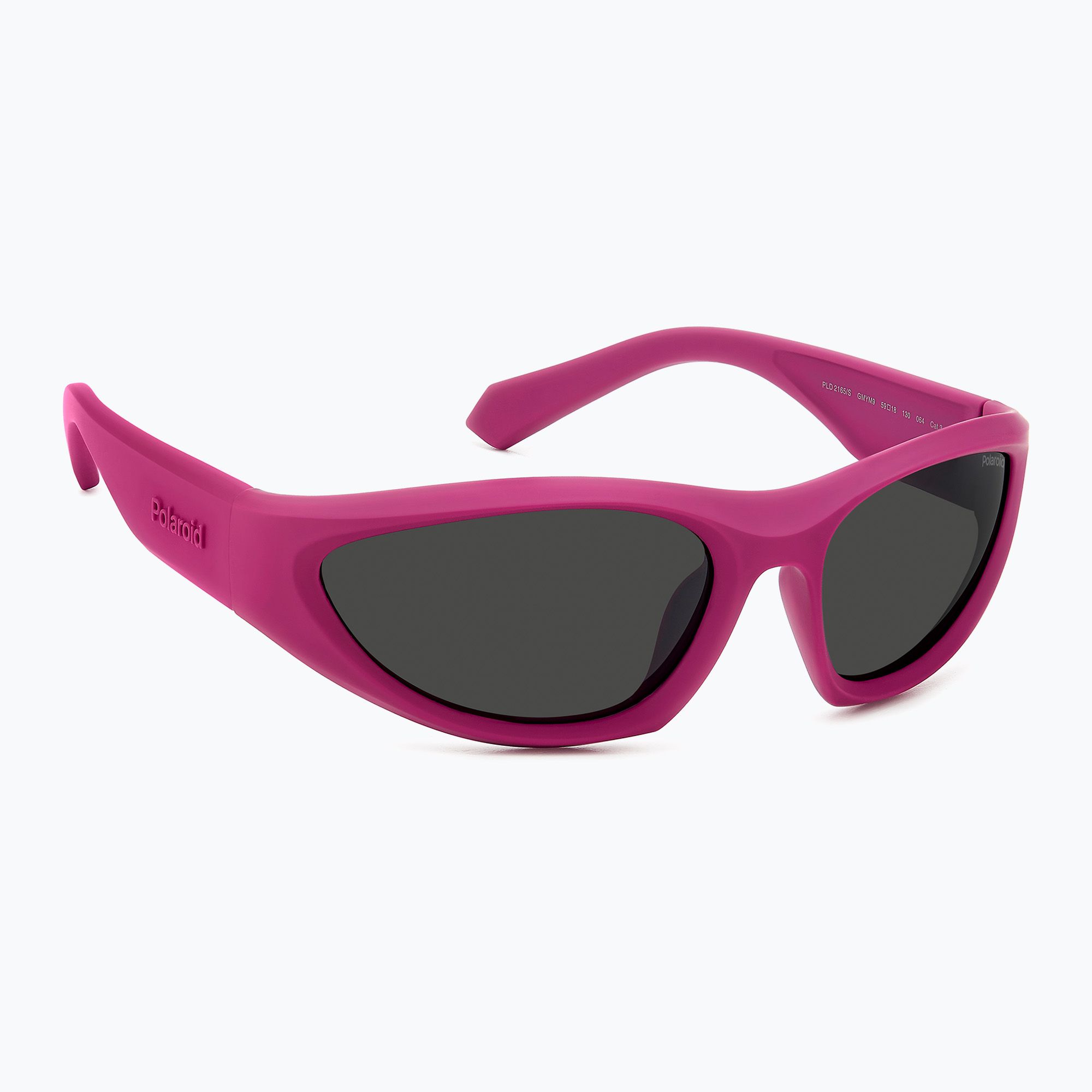Okulary przeciwsłoneczne Polaroid PLD 2165/S matte fuchsia/grey polarized 