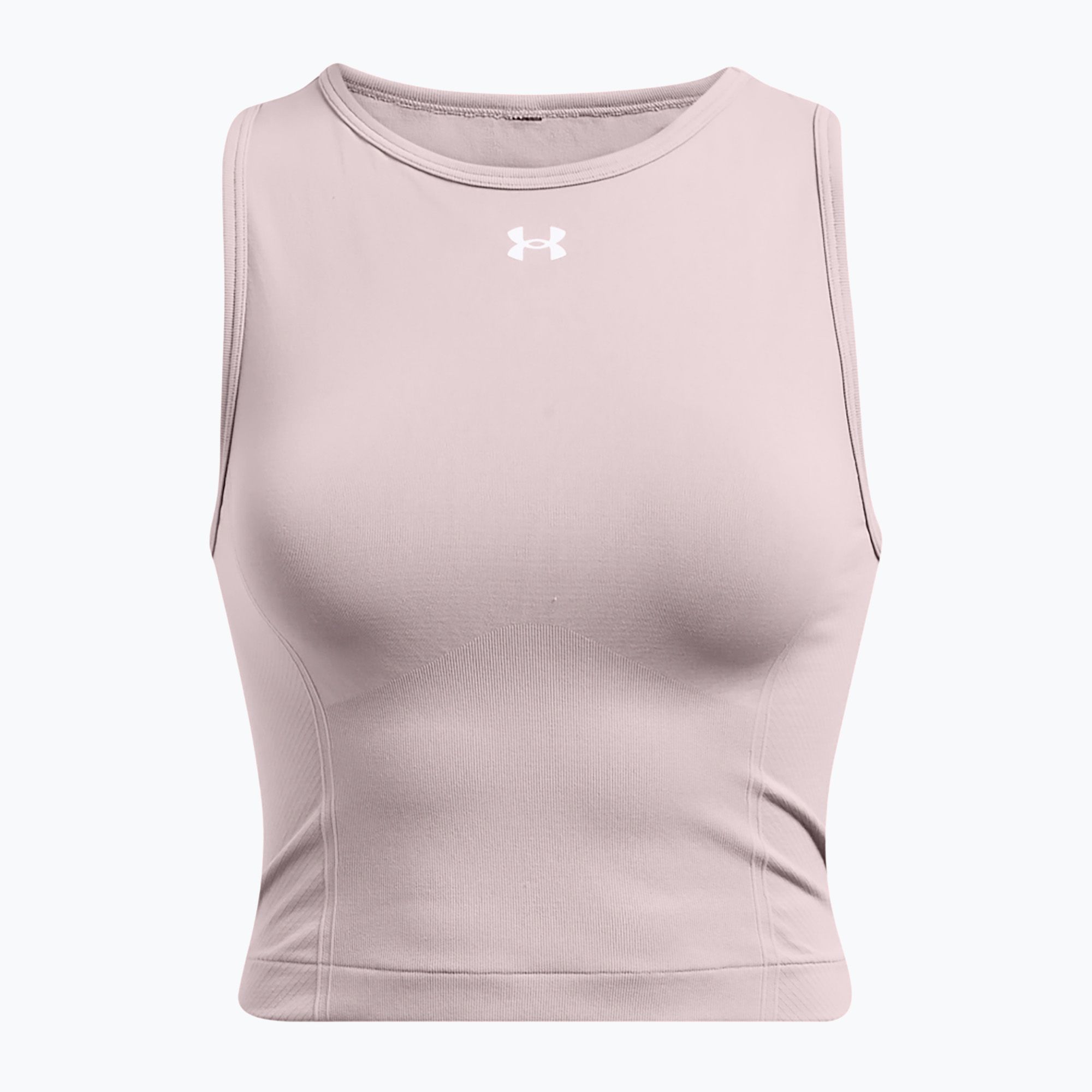 Koszulka treningowa damska Under Armour Vanish Seamless tetra gray/white 