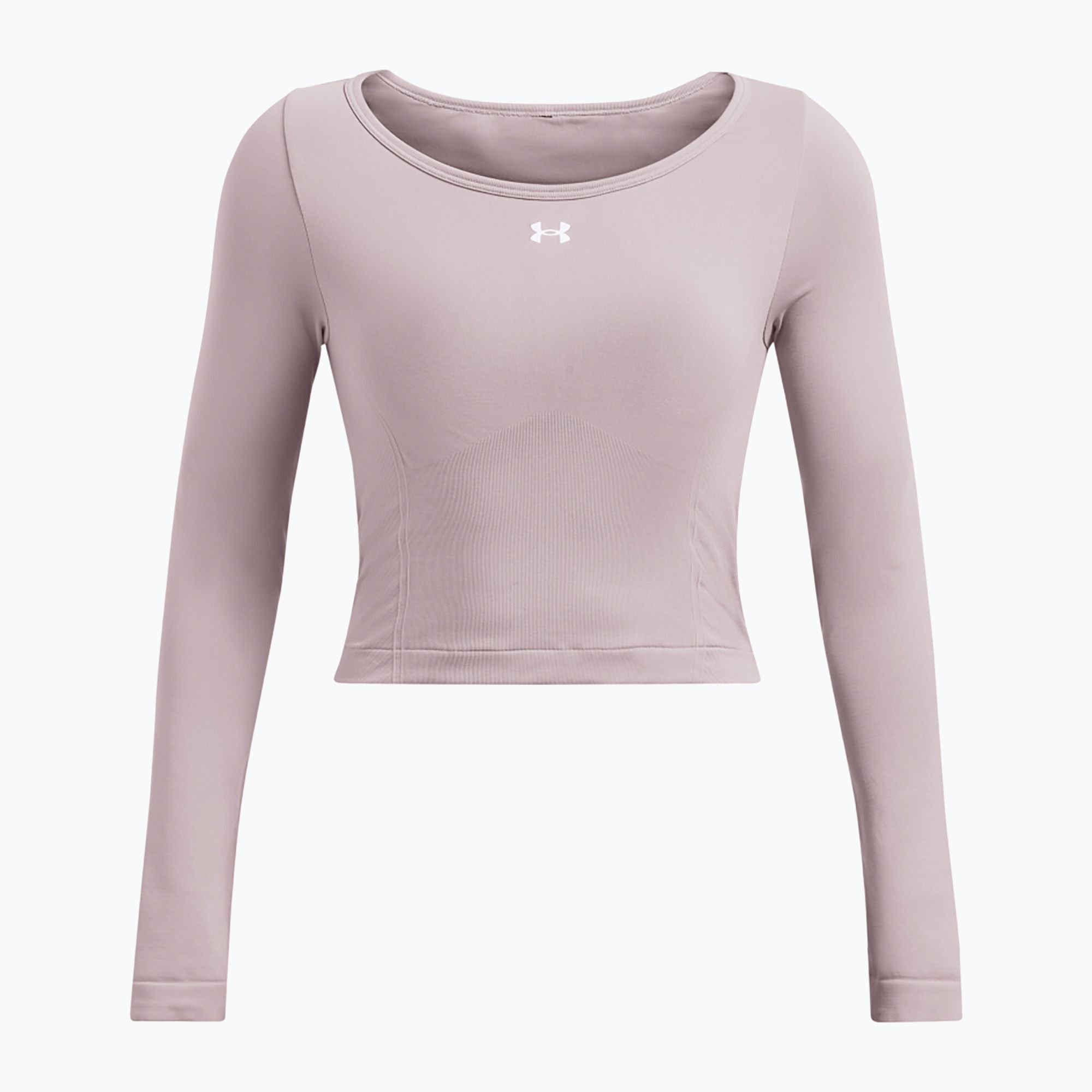 Longsleeve treningowy damski Under Armour Train Seamless white/black 