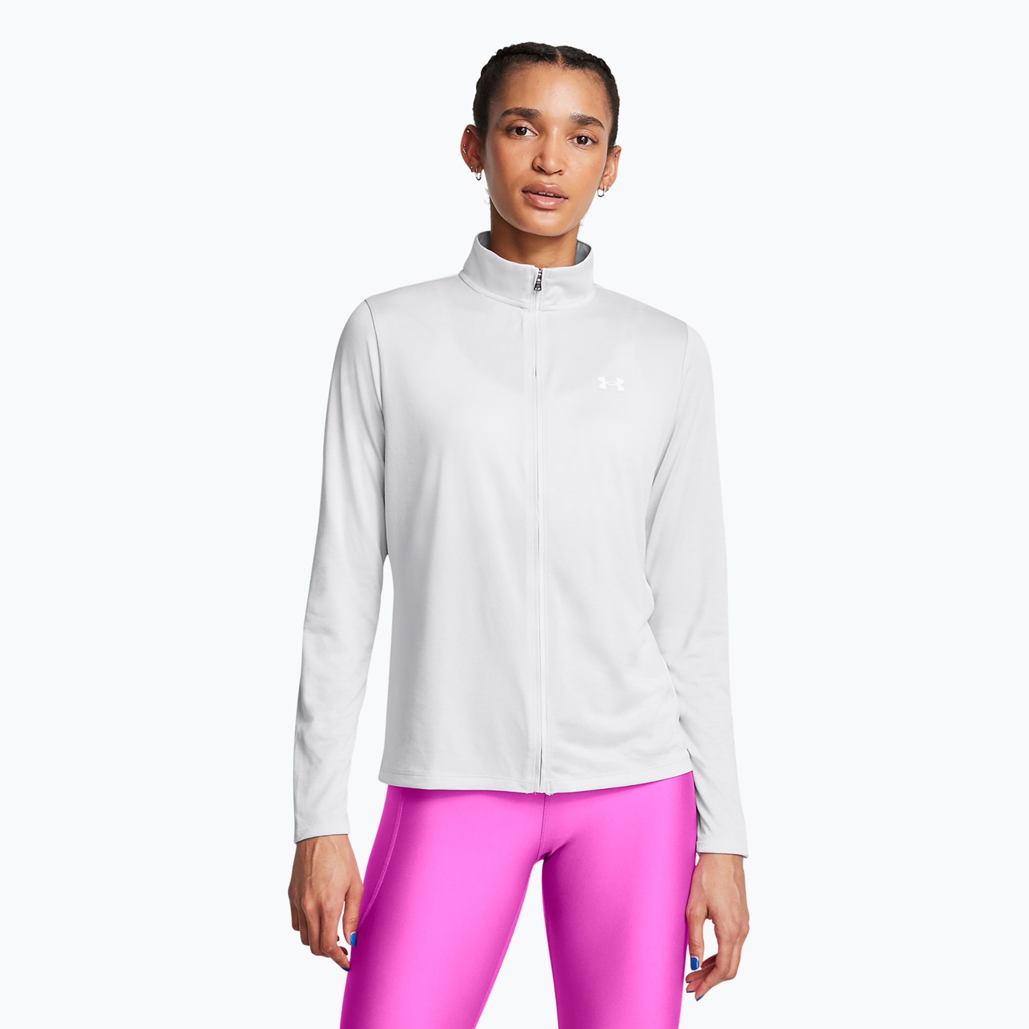 Bluza damska Under Armour Tech Full Zip halo gray/white 