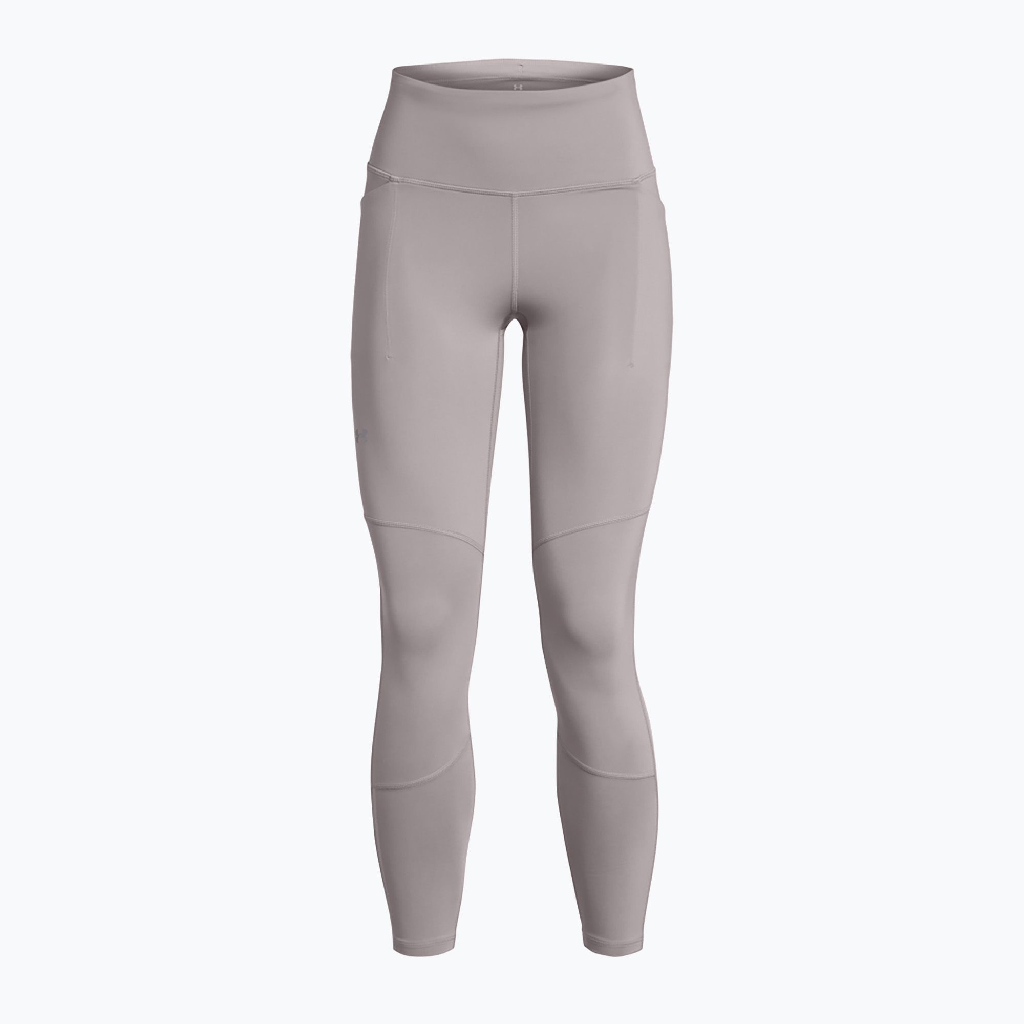 Legginsy do biegania damskie Under Armour Launch Elite CW tetra gray/reflective 