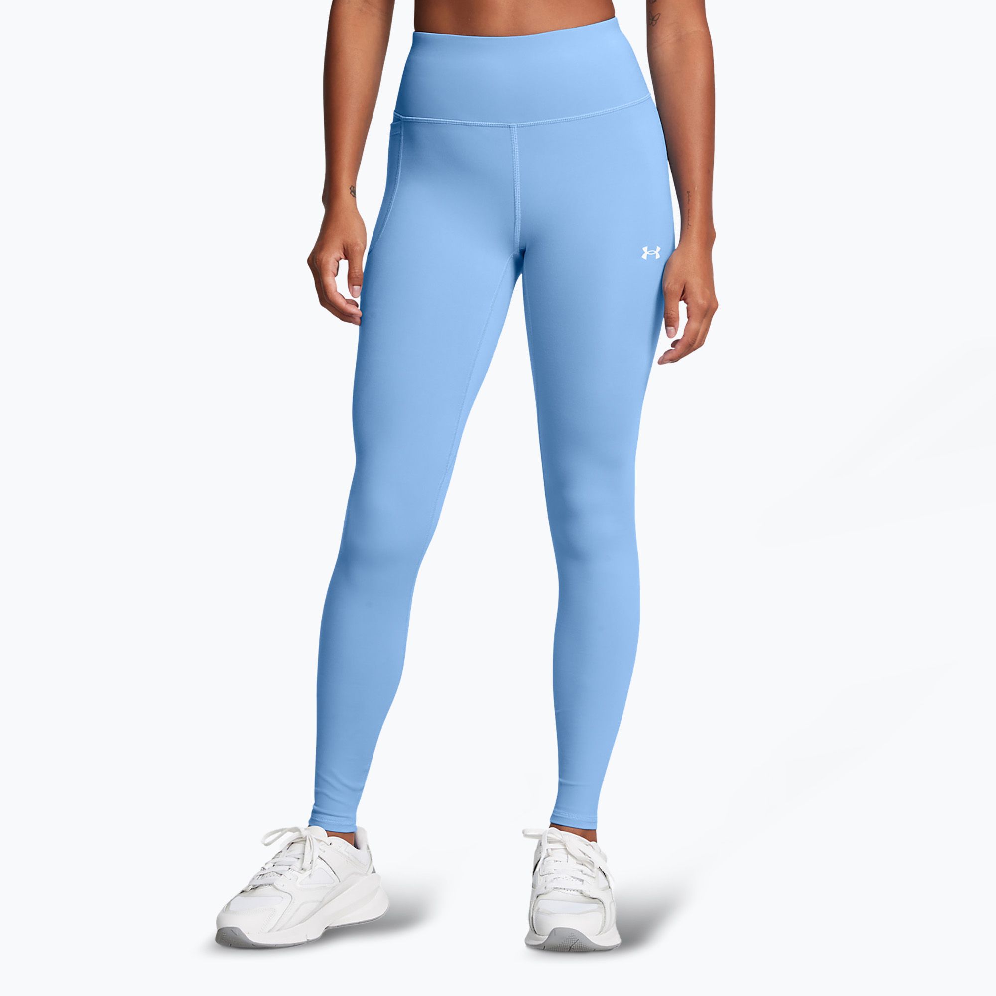 Legginsy treningowe damskie Under Armour Motion horizon blue/white 