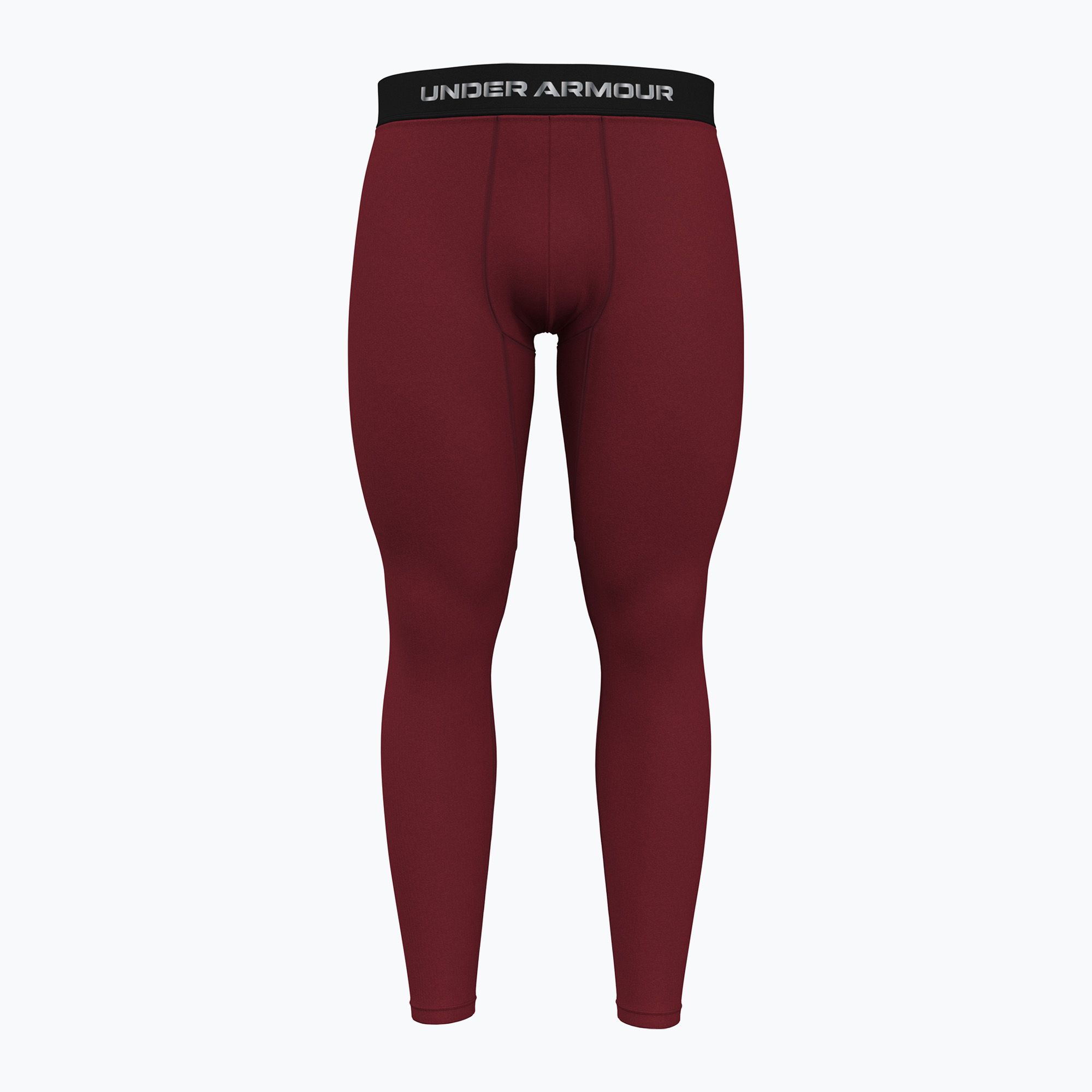 Legginsy treningowe męskie Under Armour Elite CG cardinal/metallic silver 