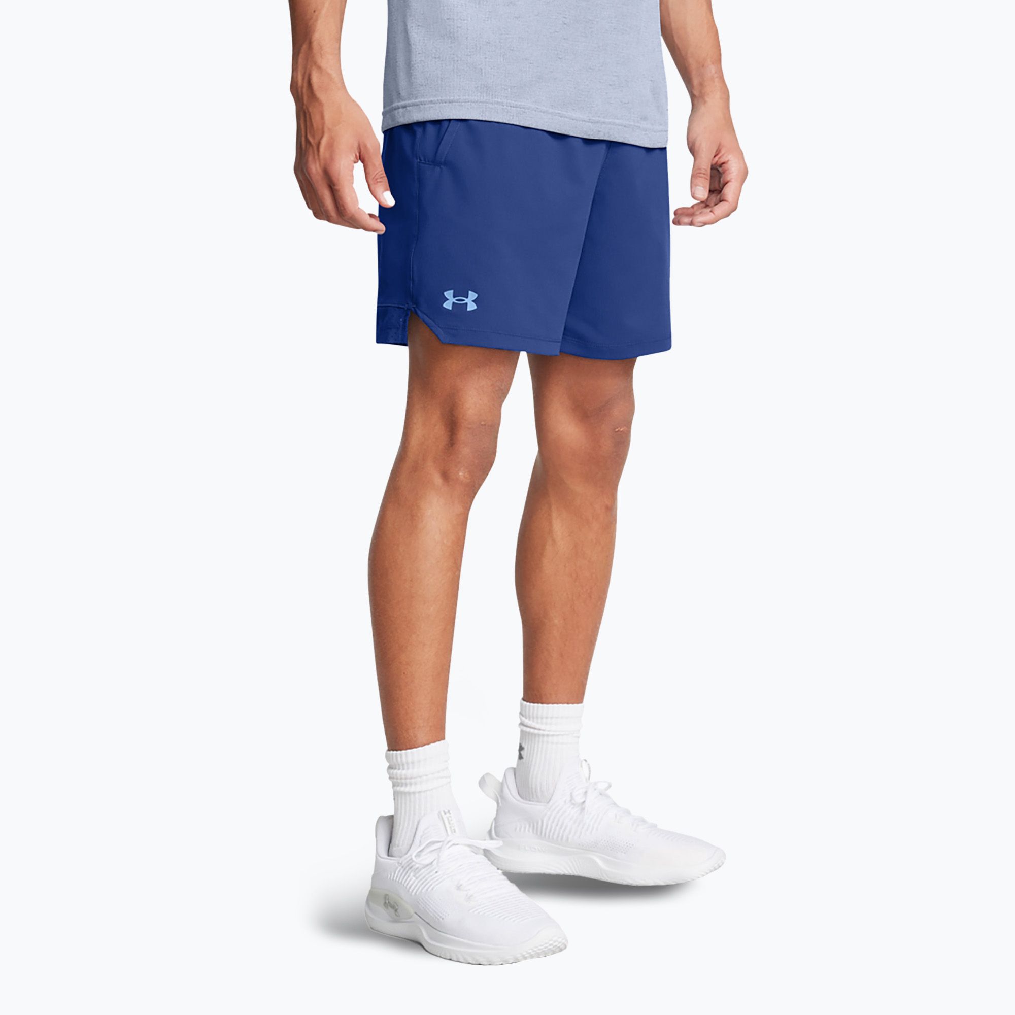 Spodenki treningowe męskie Under Armour UA Vanish Woven 6in tech blue/horizon blue 
