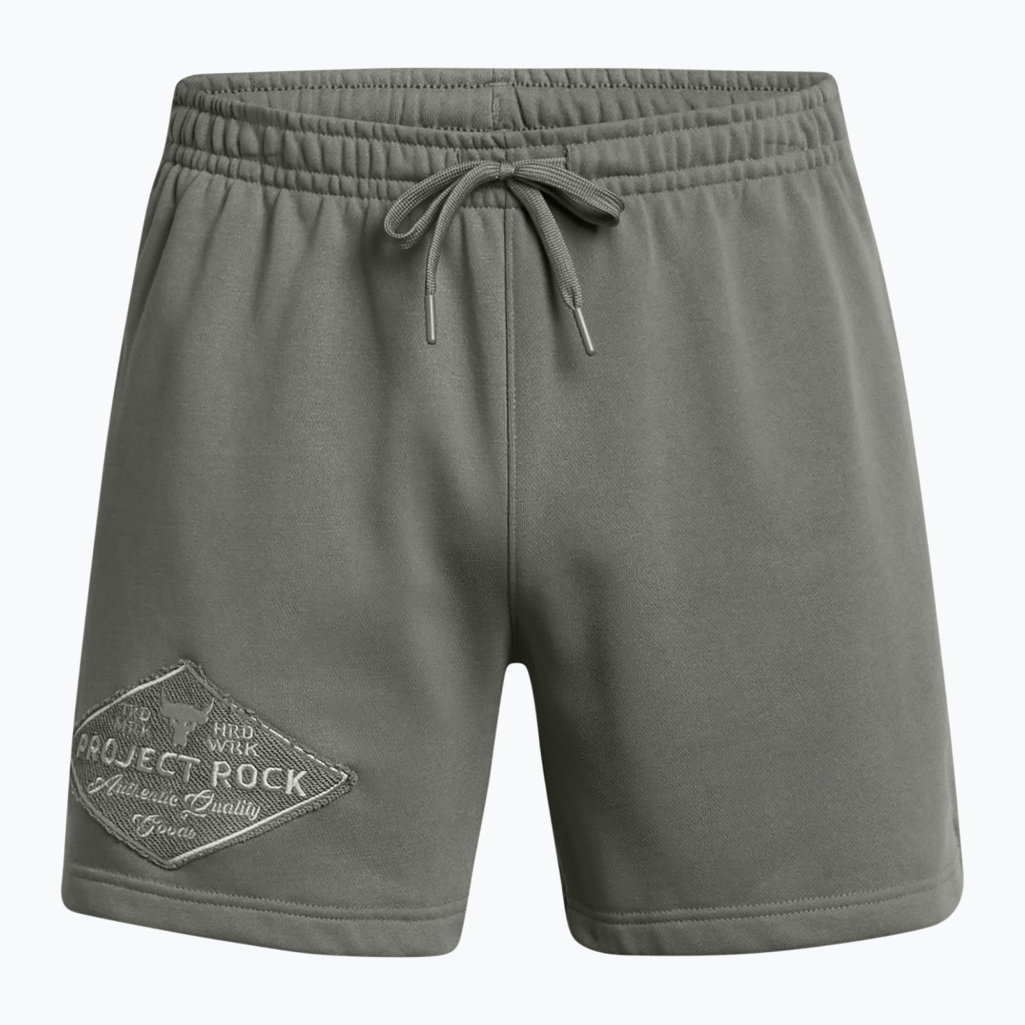 Spodenki treningowe męskie Under Armour Project Rock HWT clay green 