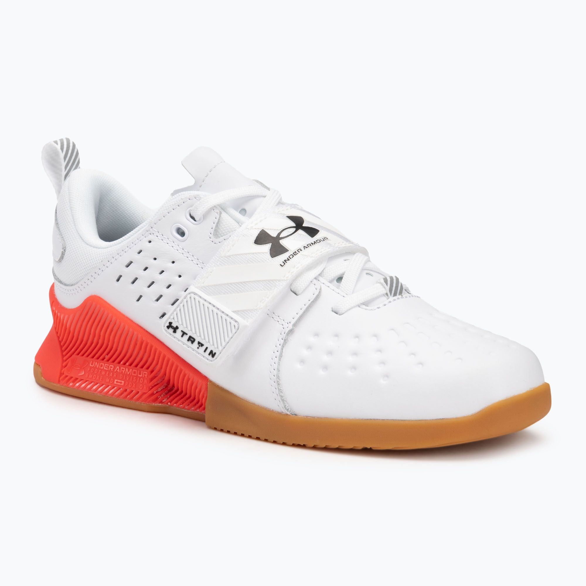 Buty do podnoszenia ciężarów Under Armour Reign Lifter white/racer red/black 
