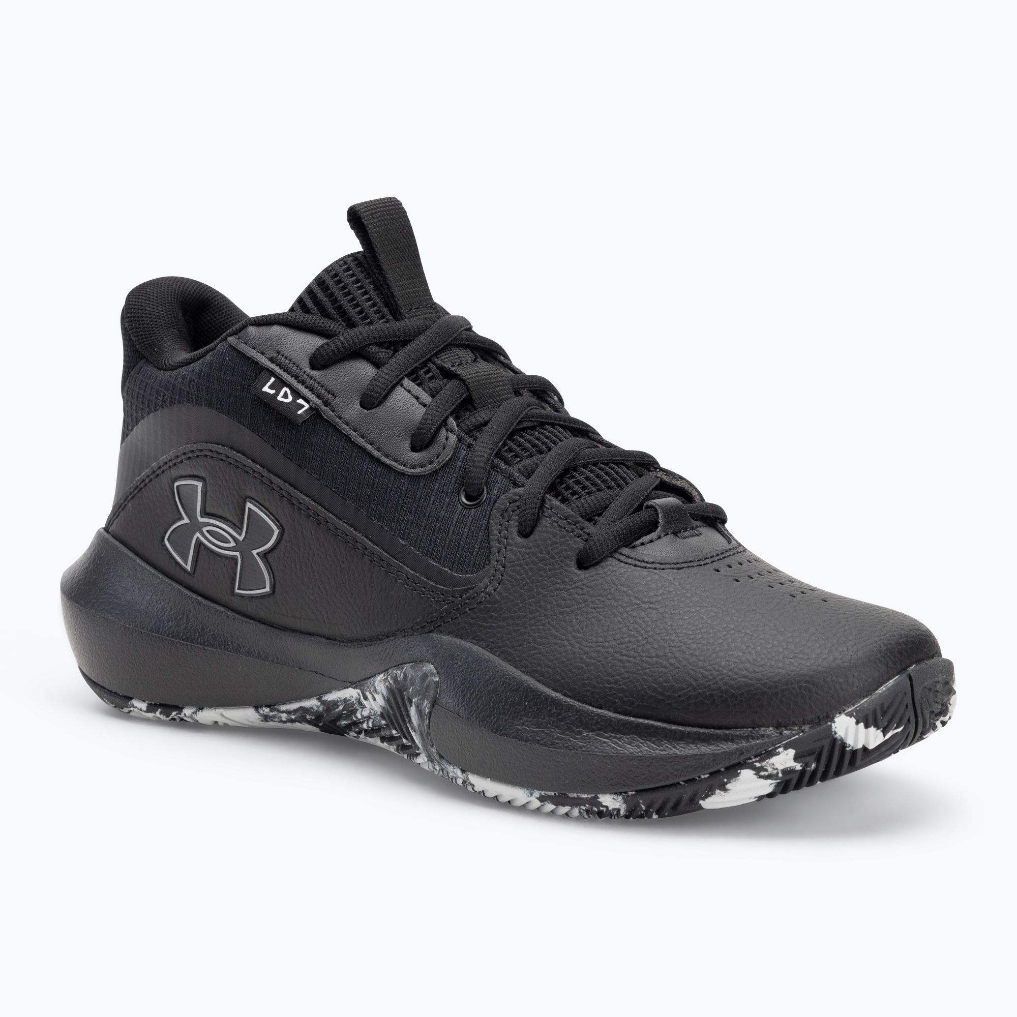 Buty do koszykówki Under Armour Lockdown 7 black/black/metallic silver 