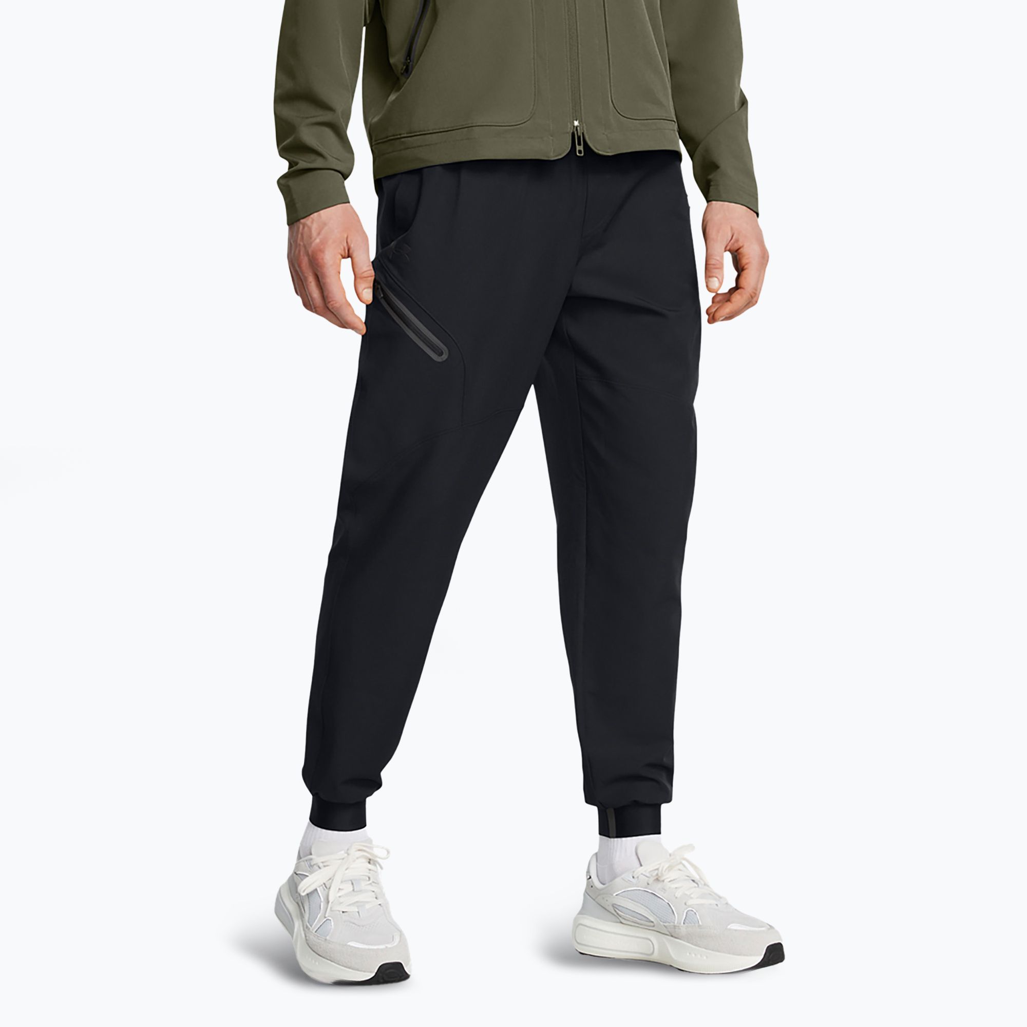 Spodnie męskie Under Armour Unstoppable Joggers black/black 