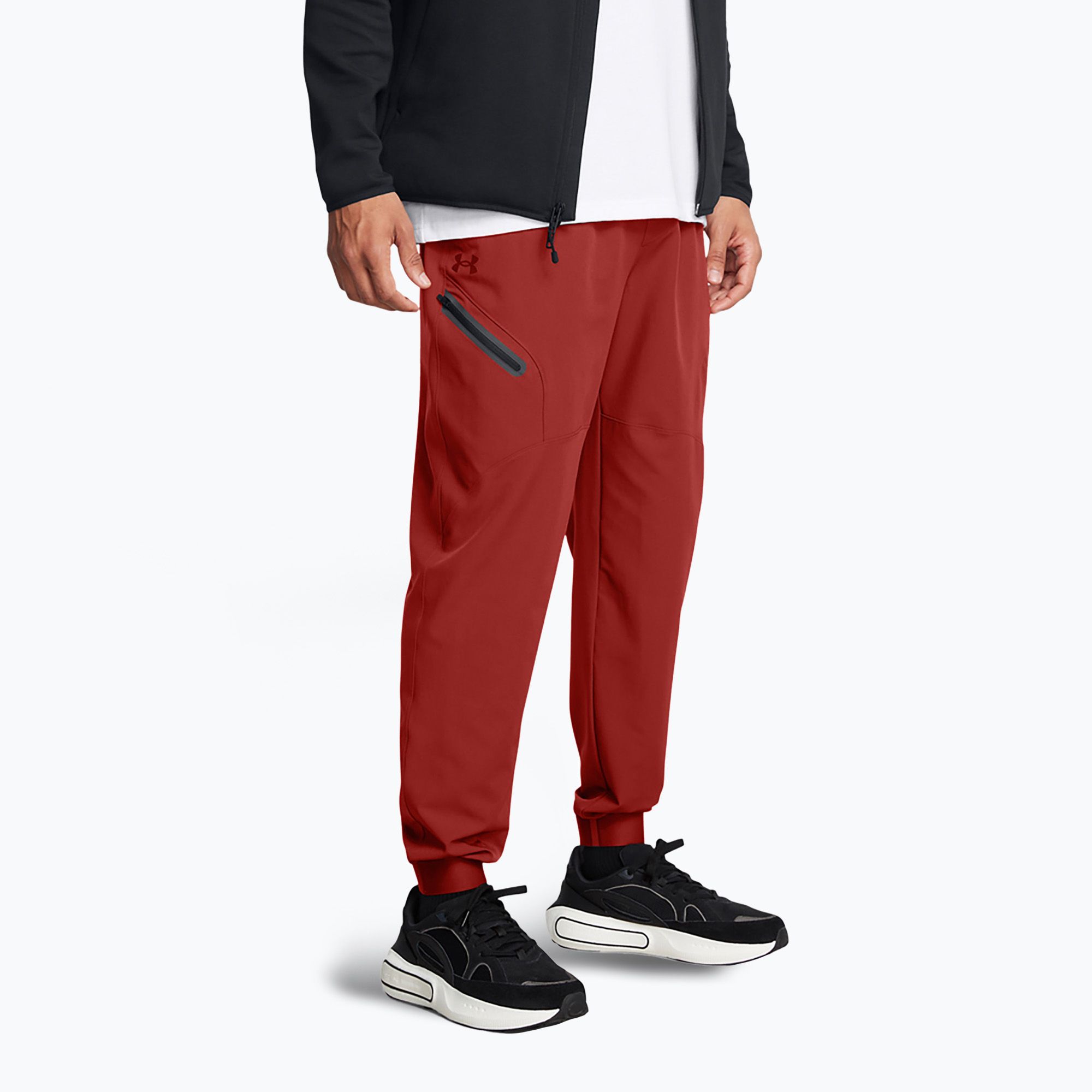 Spodnie męskie Under Armour Unstoppable Joggers earthen orange/black 