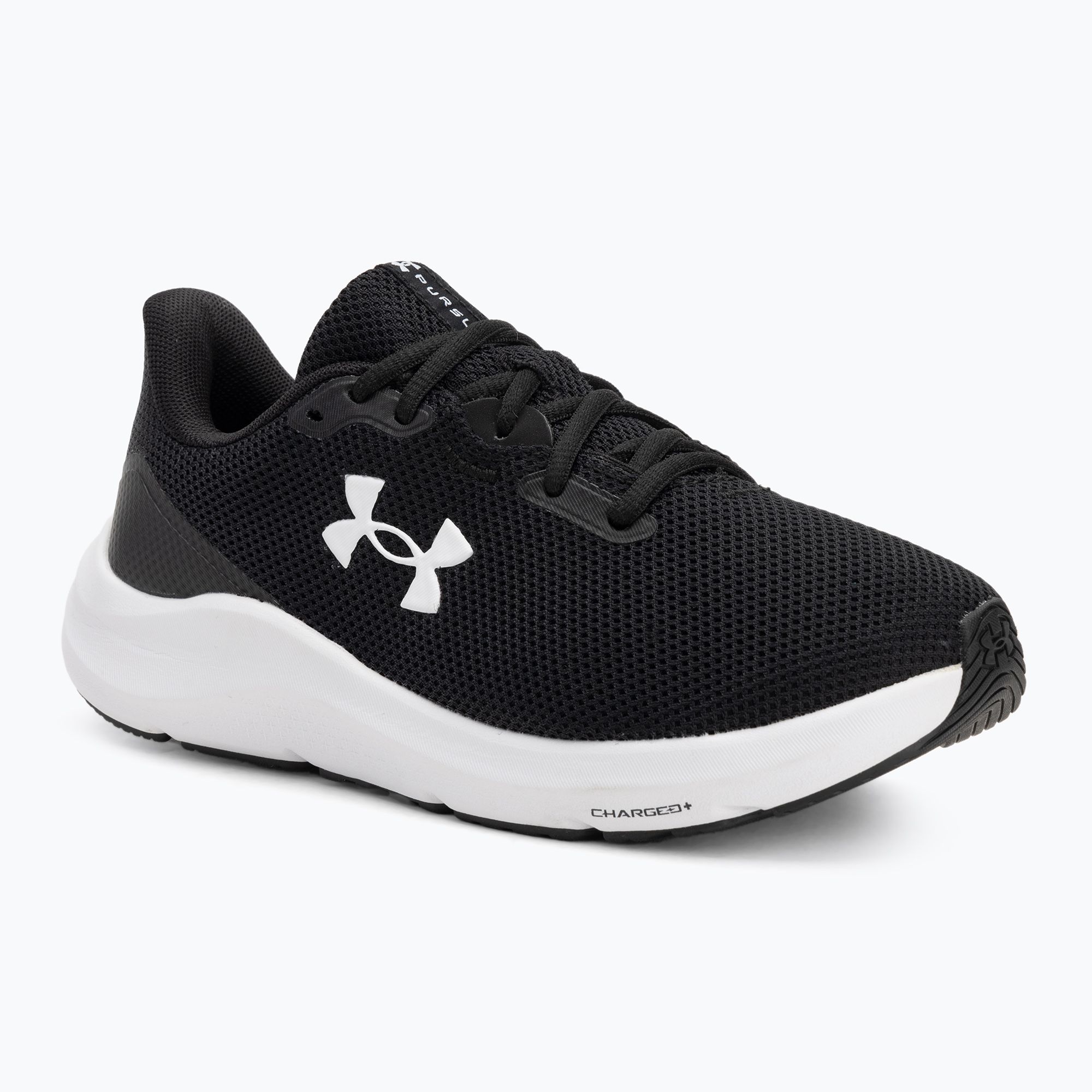Buty do biegania damskie Under Armour Charged Pursuit 4 black/black/white 