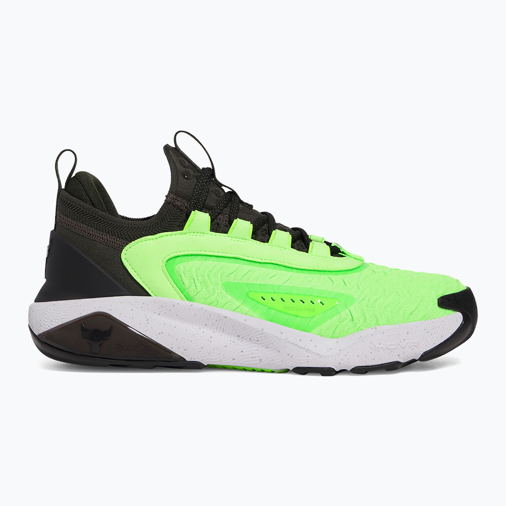 Buty treningowe męskie Under Armour Project Rock 7 baroque green/hyper green/black 