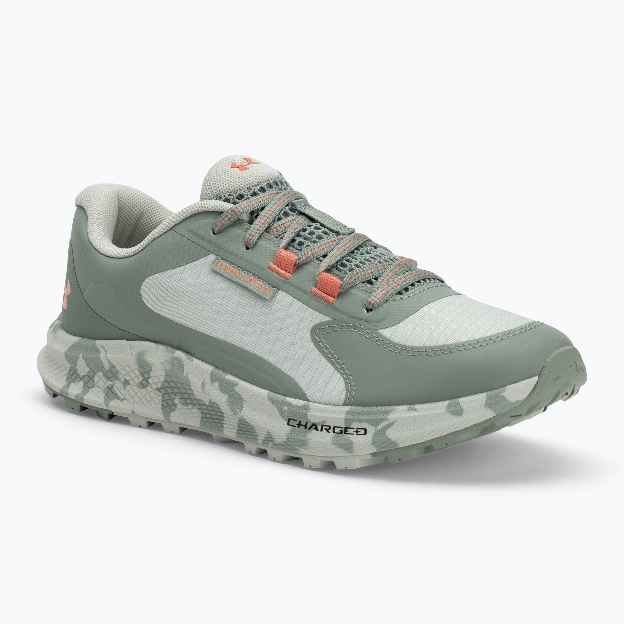 Buty do biegania damskie Under Armour Charged Bandit Trail 3 hydro green/silica green/blush orange 