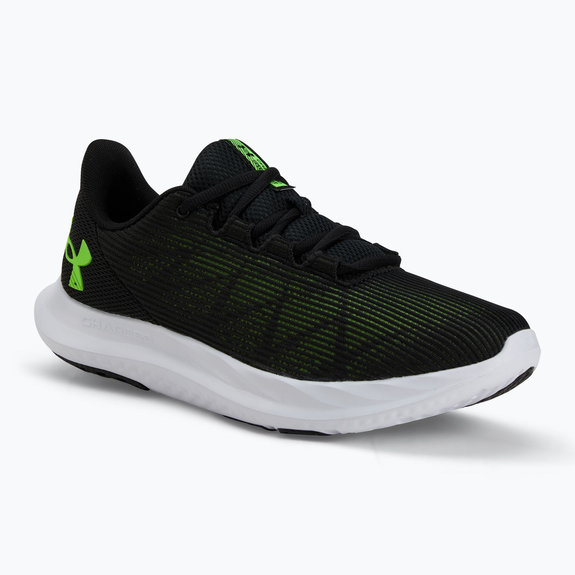 Buty do biegania męskie Under Armour Charged Speed Swift black/black/hyper green 