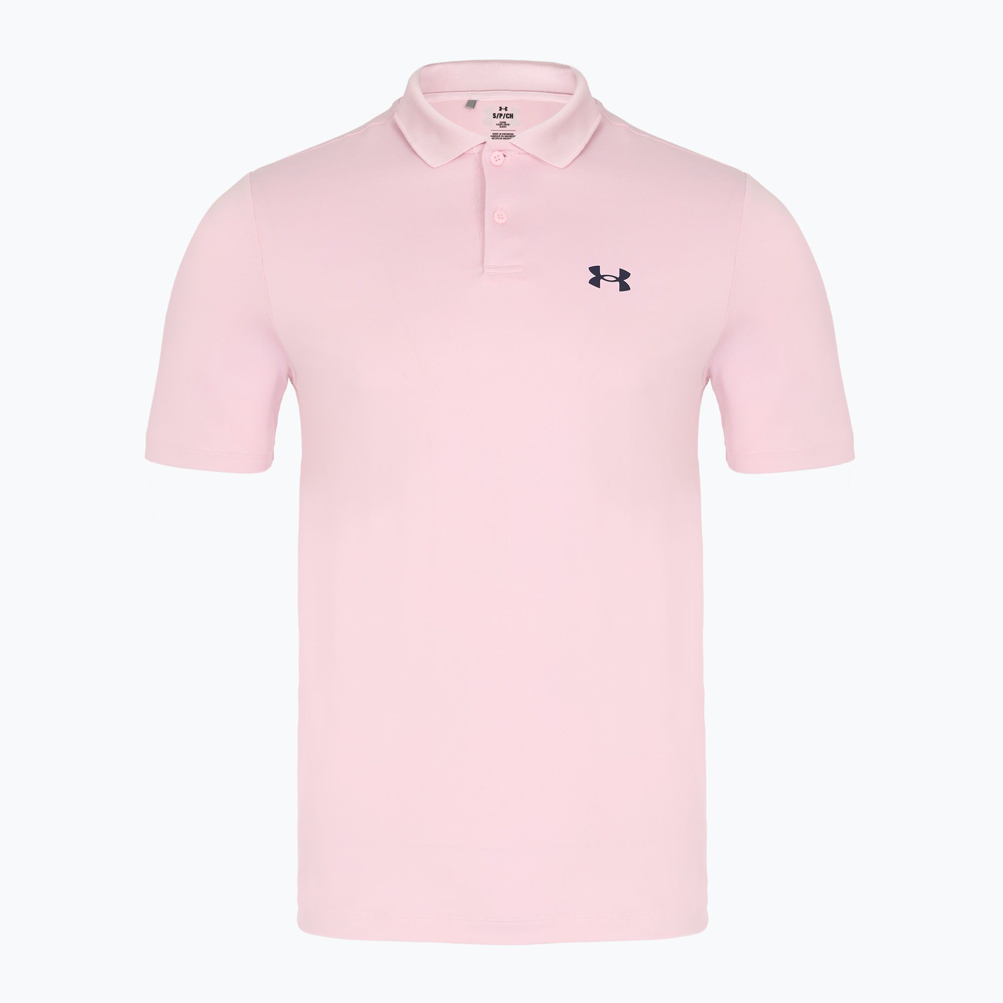 Koszulka polo męska Under Armour Matchplay Polo prime pink/midnight navy 
