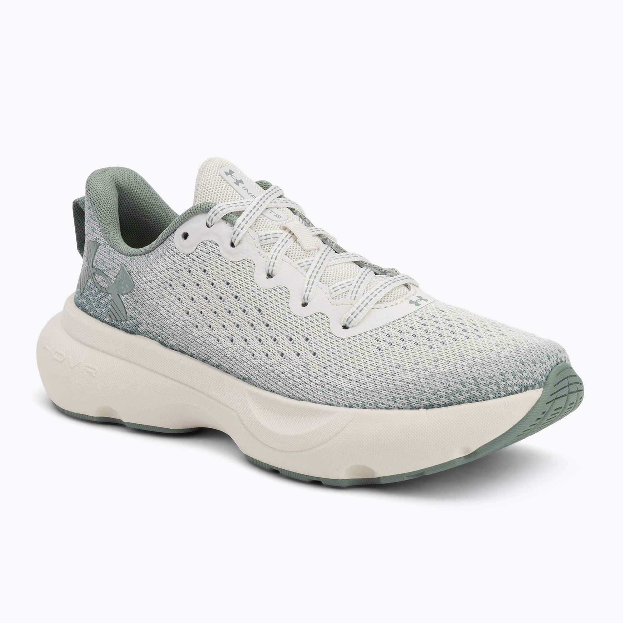 Buty do biegania damskie Under Armour Infinite white quartz/silica green/metallic silica 