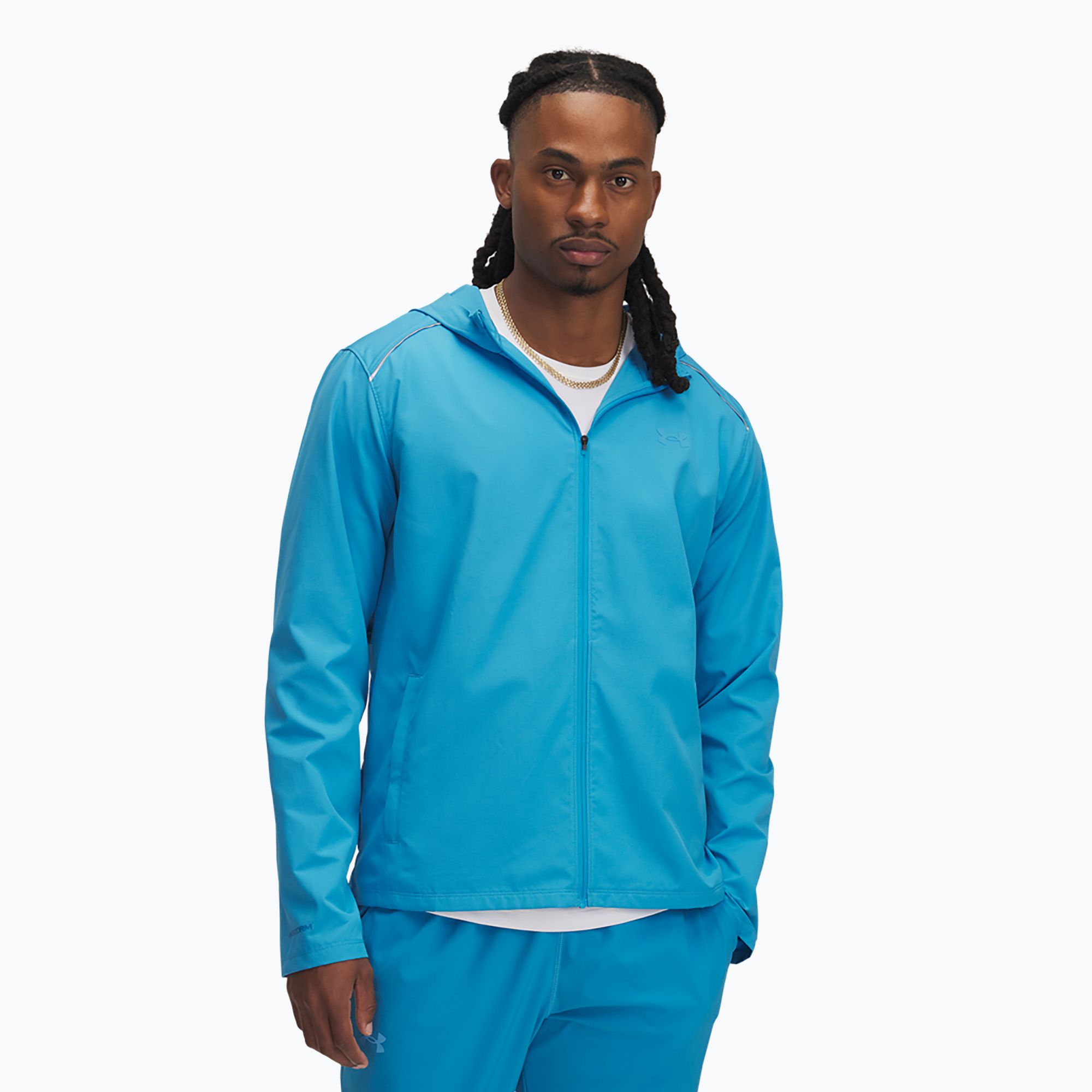 Kurtka do biegania męska Under Armour Storm Run Hooded high vis yellow ...