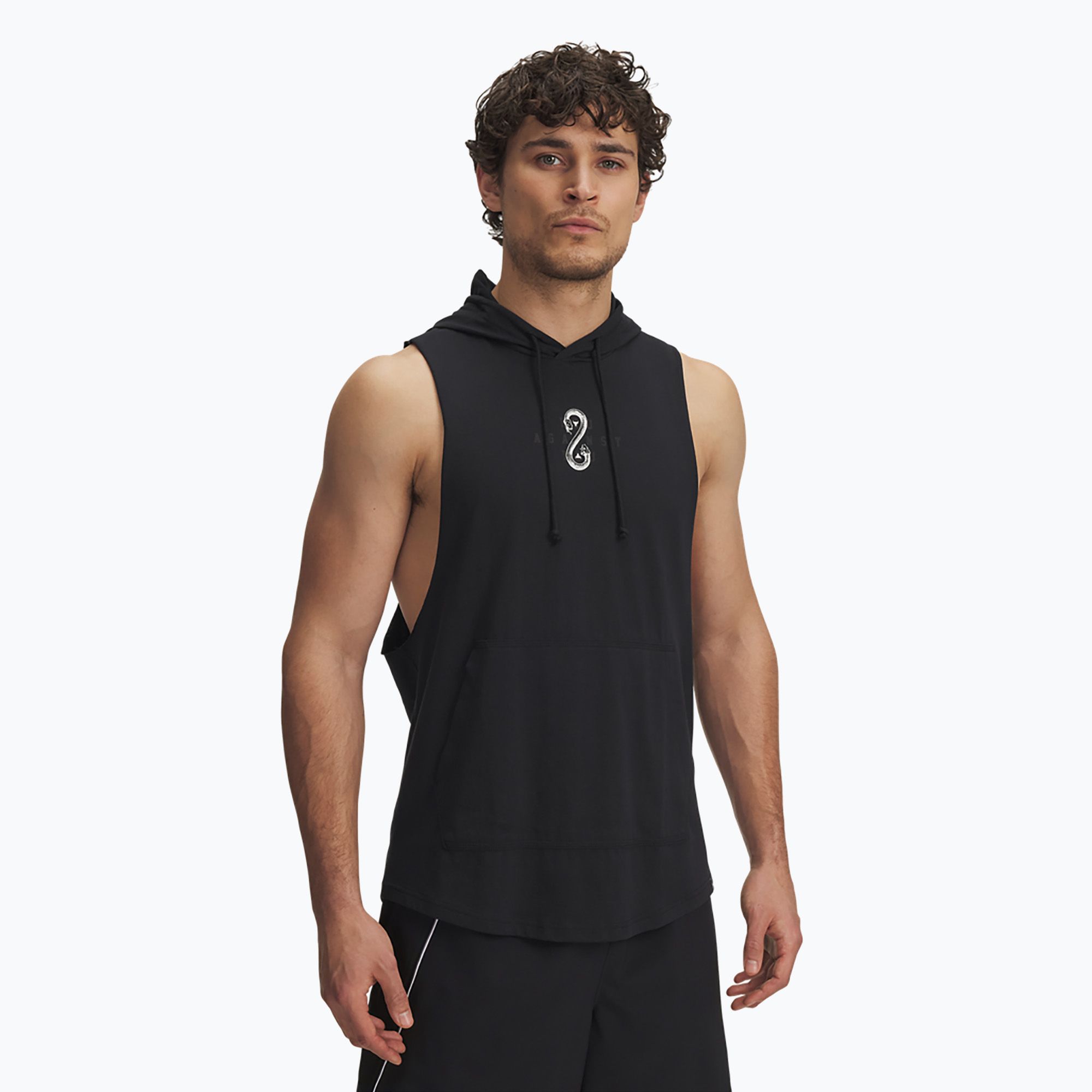 Bluza męska Under Armour Project Rock Snake SL black/white clay/white 