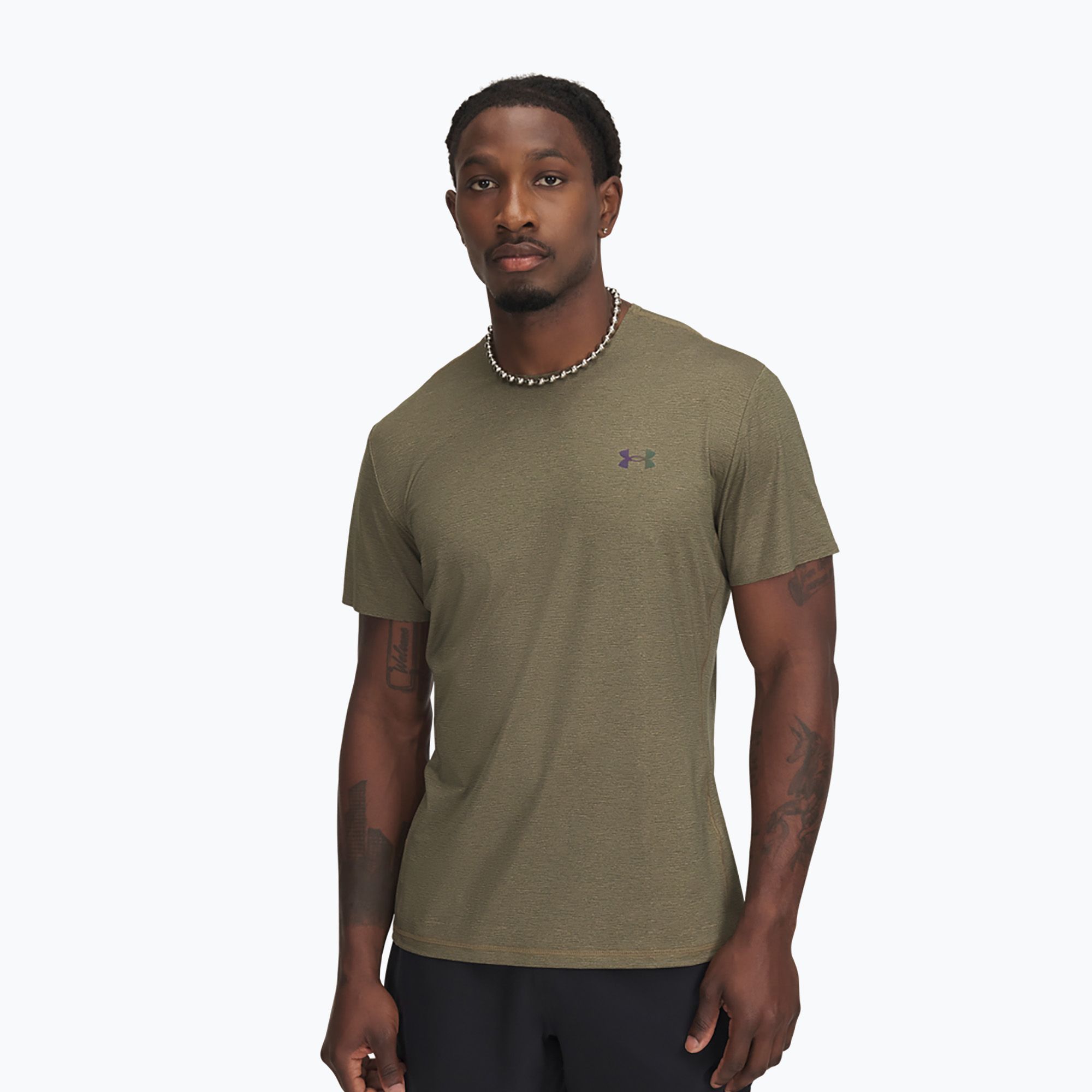 Koszulka treningowa męska Under Armour Vanish Elite Vent Printed bayou/marine od green/iridescent