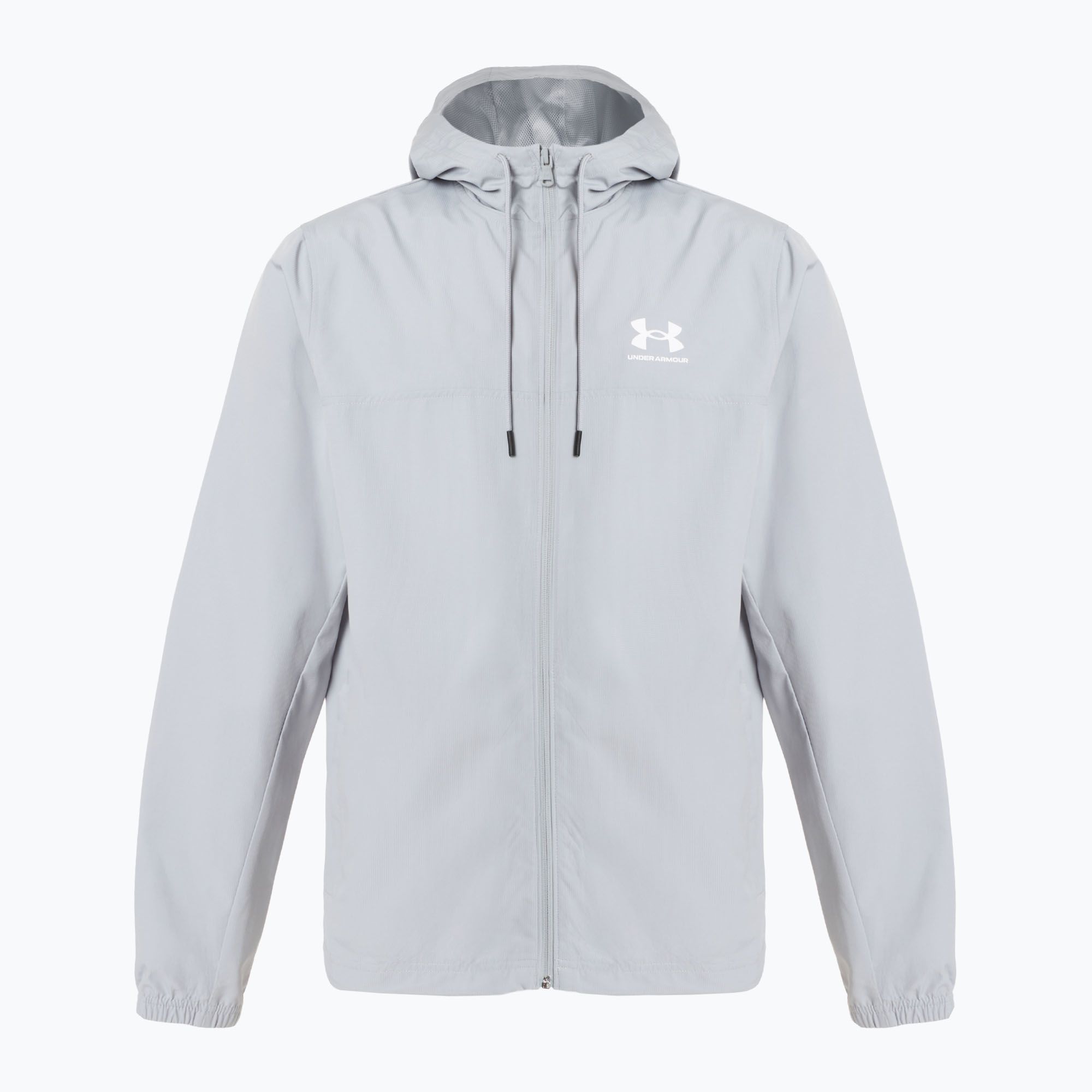 Kurtka męska Under Armour Rival Woven Windbreaker mod gray/mod gray/white 