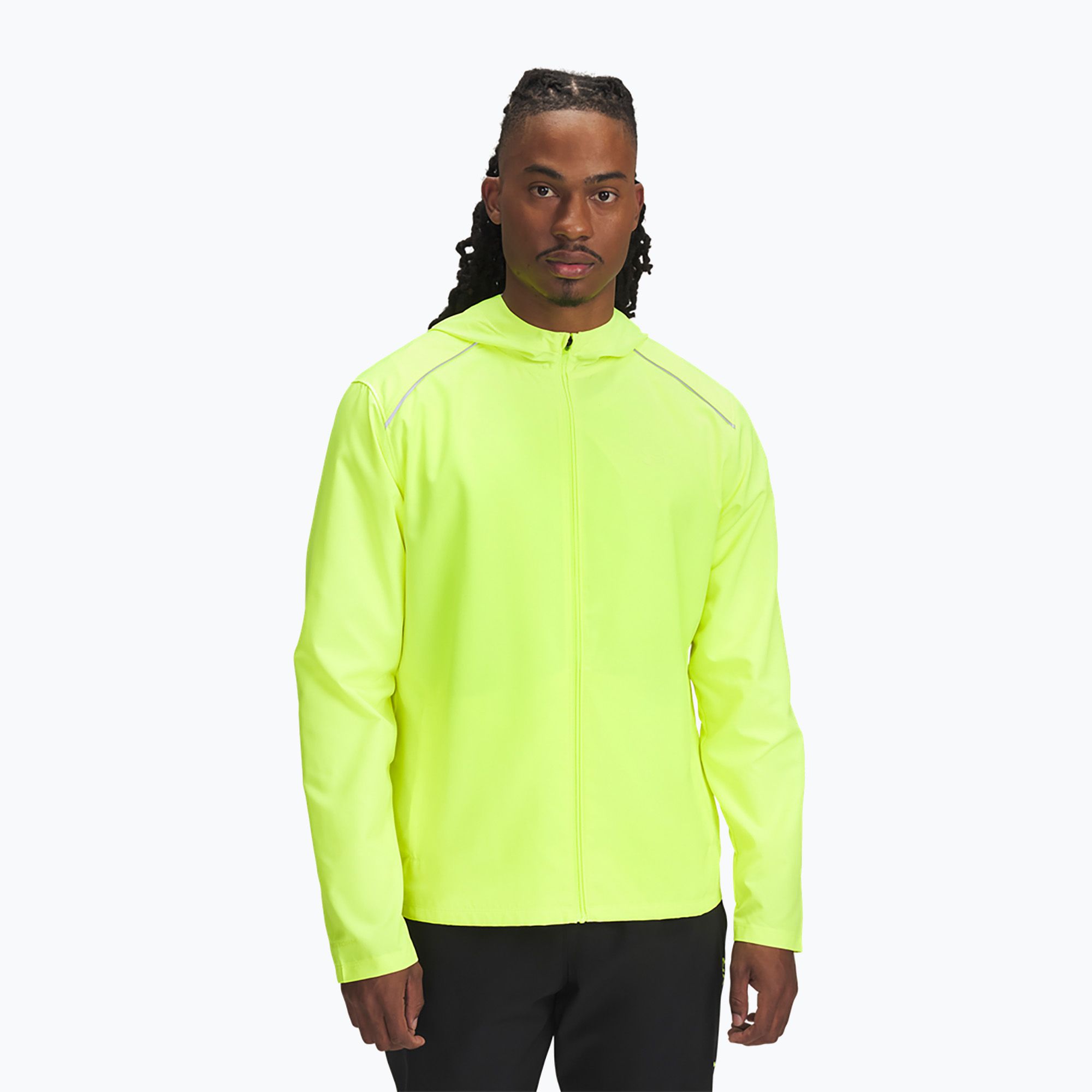Kurtka do biegania męska Under Armour Storm Run Hooded high vis yellow ...
