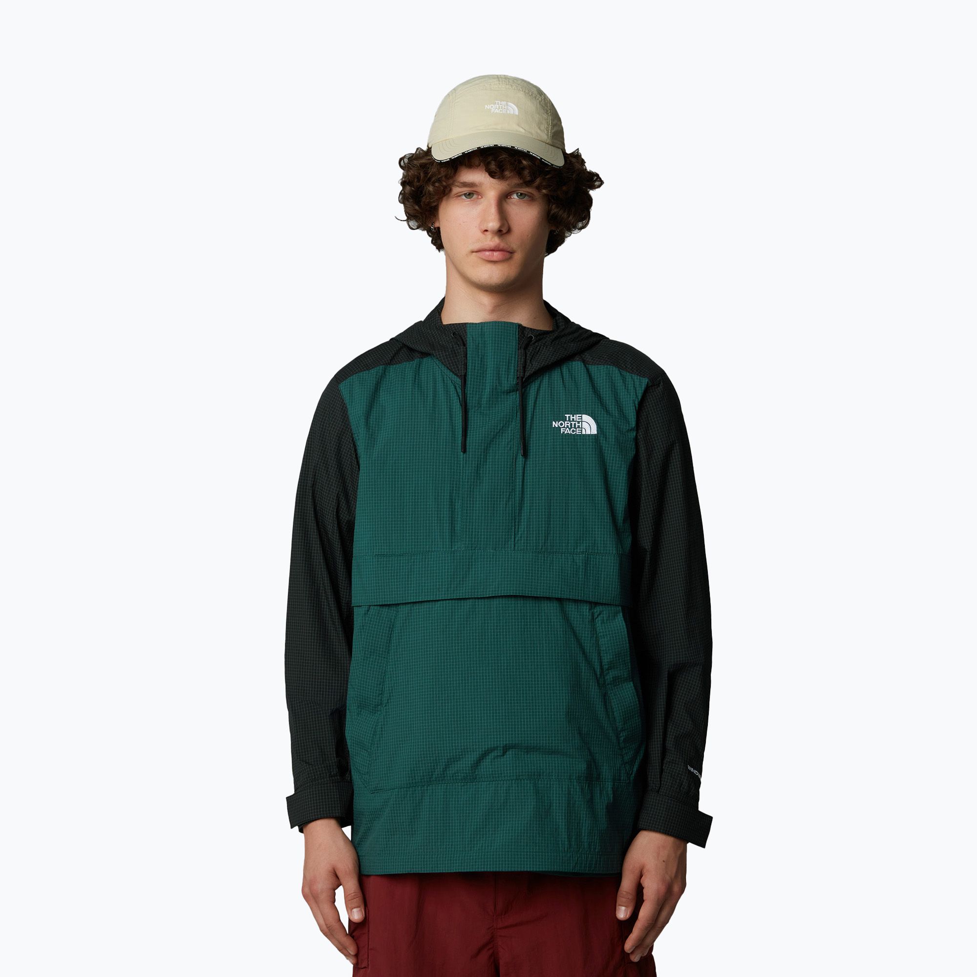 Kurtka przeciwwiatrowa męska The North Face Ersa Wind Anorak deep nori/tnf black 