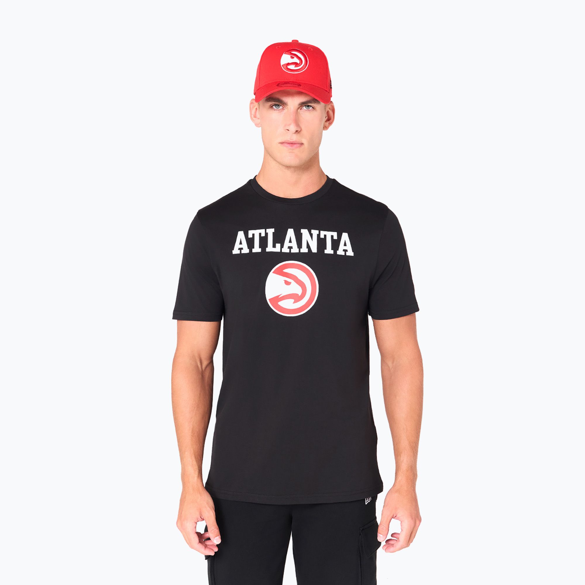 Koszulka męska New Era NOS NBA Regular Atlanta Hawks black 
