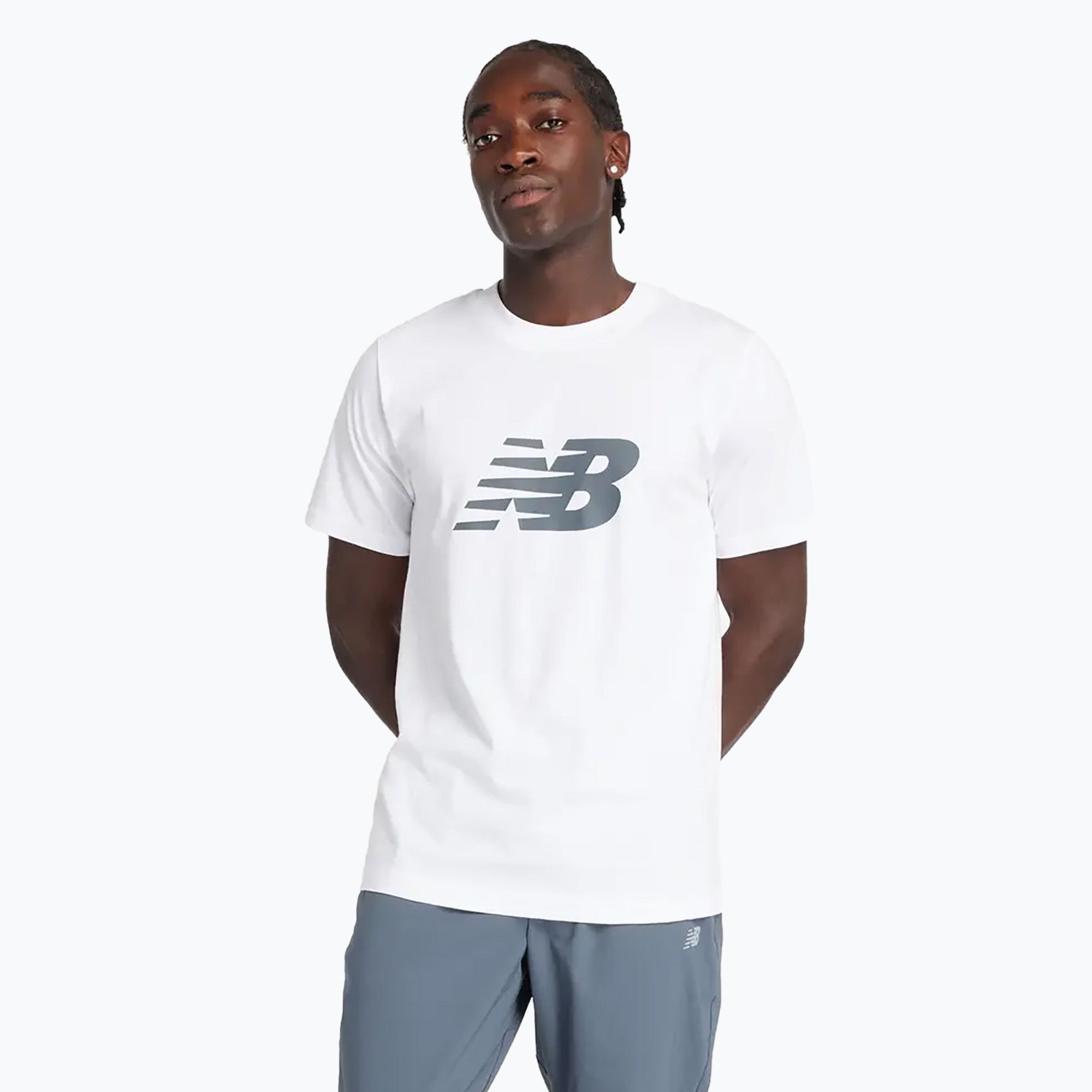 Koszulka męska New Balance Graphic V Flying white 