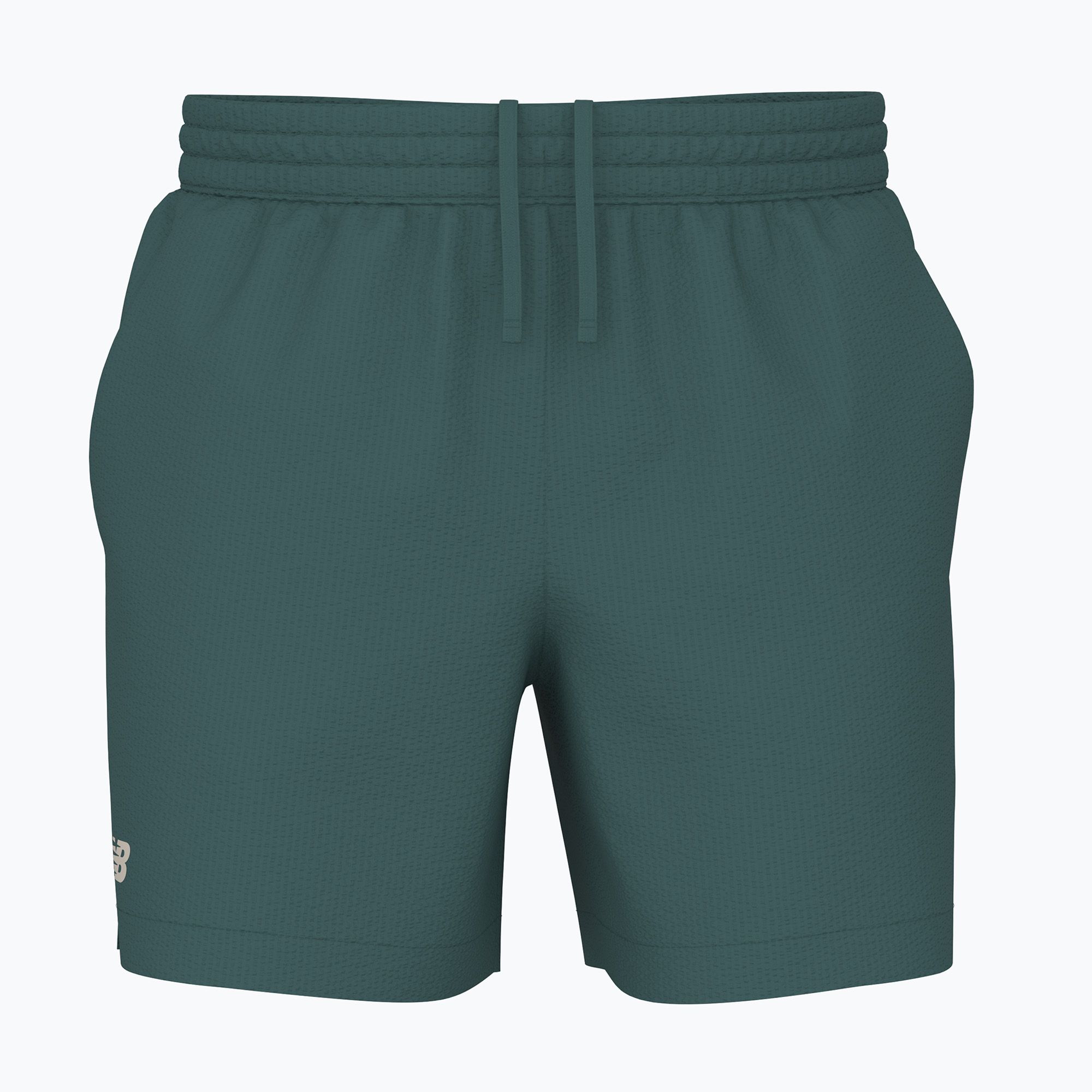 Spodenki tenisowe męskie New Balance Tournament Seersucker Short new spruc 