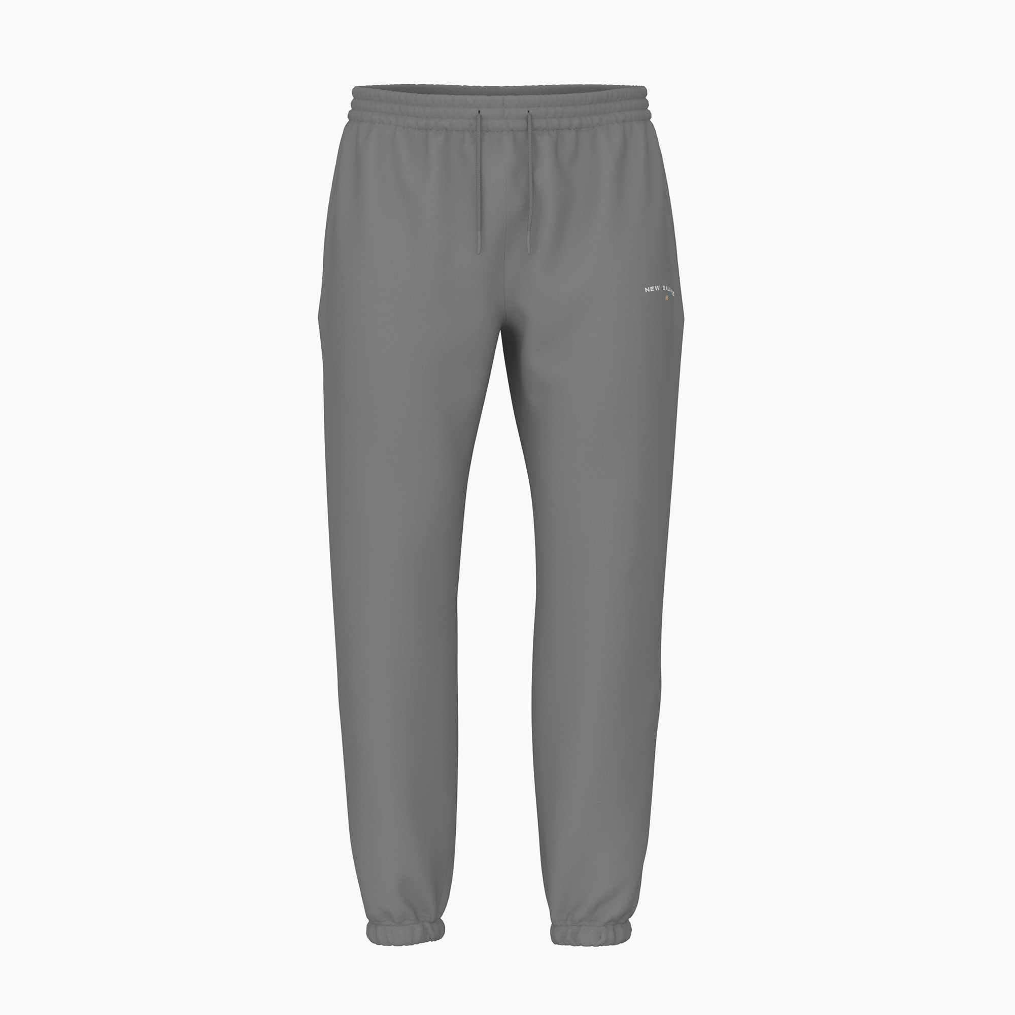 Spodnie męskie New Balance Reimagined Fleece Graphic slategrey 