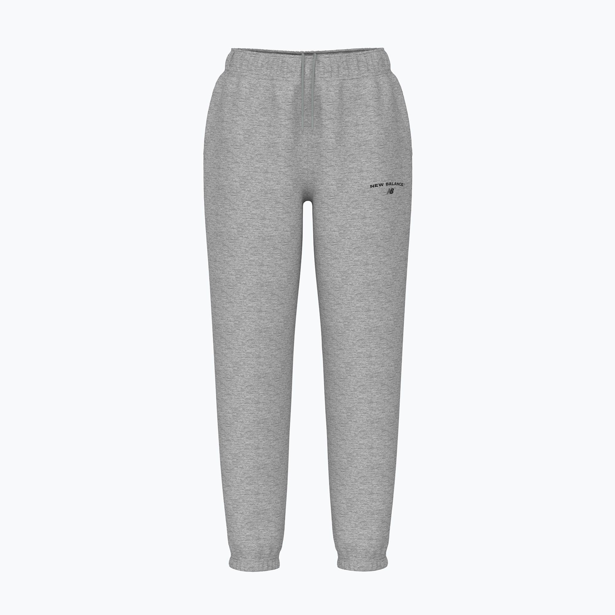 Spodnie damskie New Balance Reimagined Fleece Jogger ashheath 