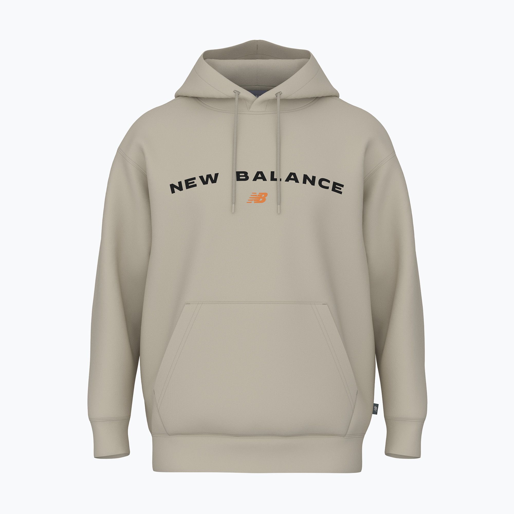 Bluza męska New Balance Reimagine Fleece Hraphic Hoody timberwolff 