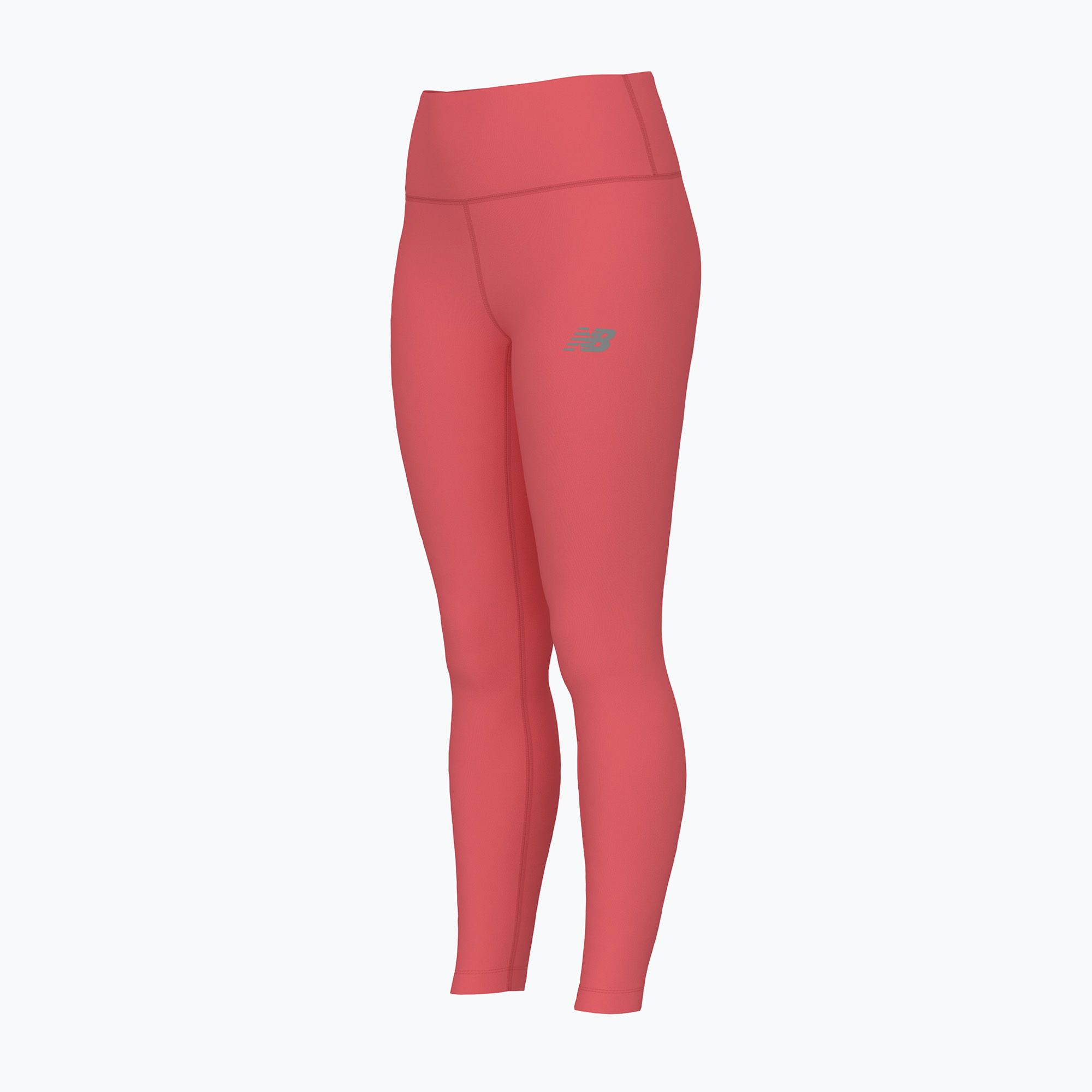 Legginsy do biegania damskie New Balance Harmony High Rise driftred 