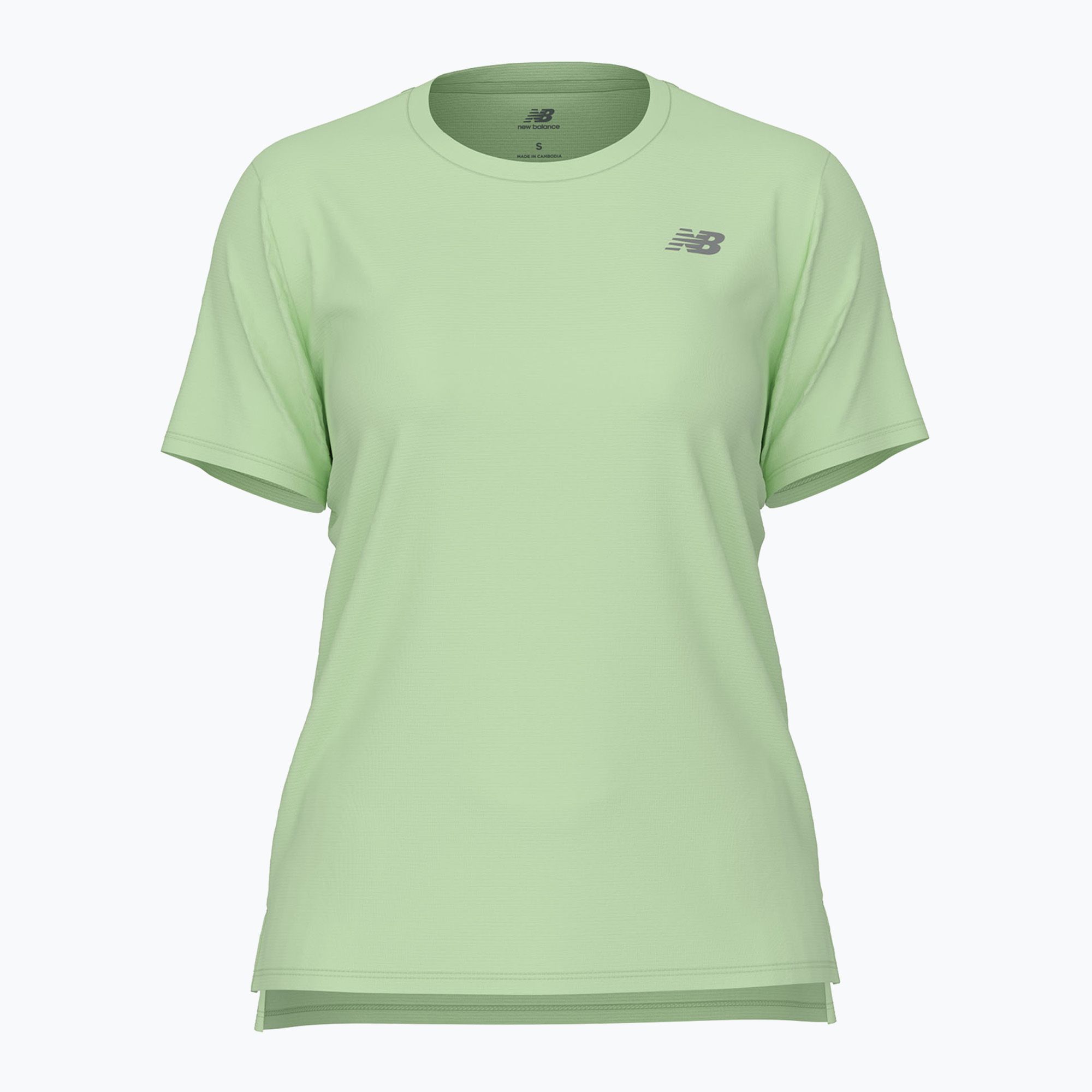 Koszulka do biegania damska New Balance Essentials SS melonwat 