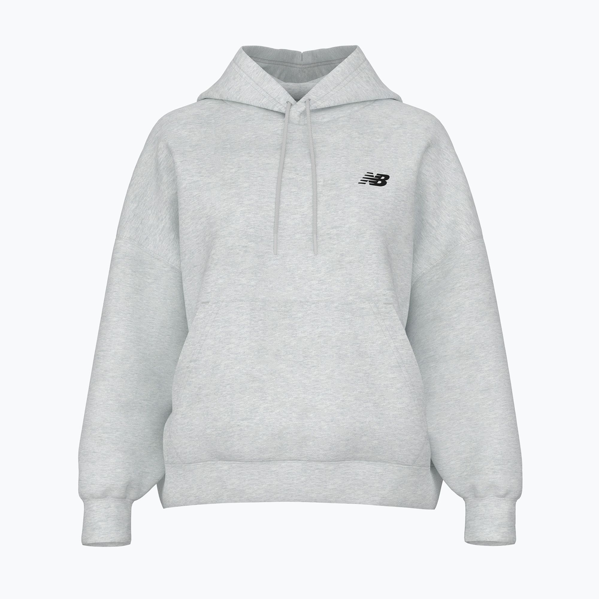 Bluza damska New Balance Reimagine Fleece Hoodie ashheath 