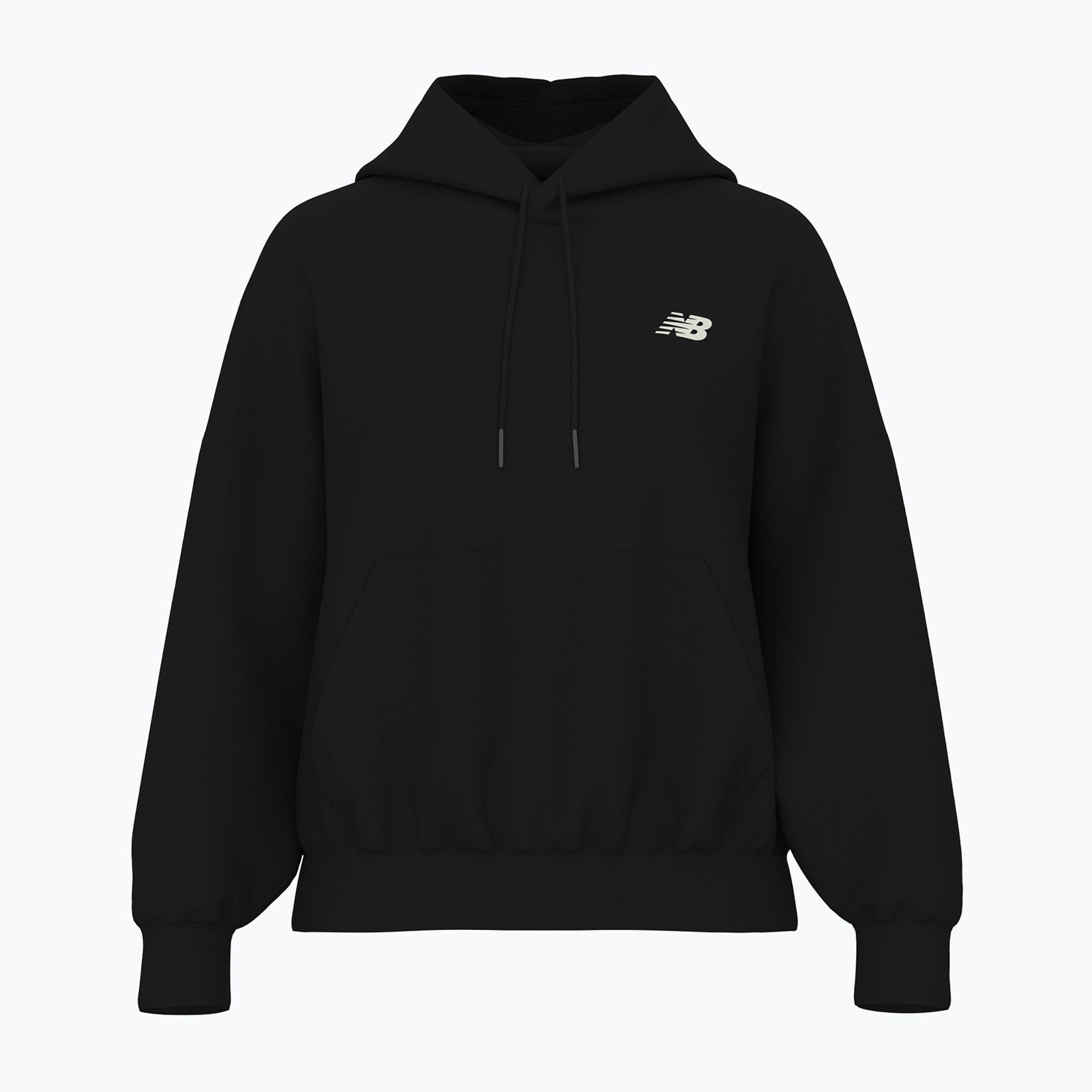 Bluza damska New Balance Reimagine Fleece Hoodie black 
