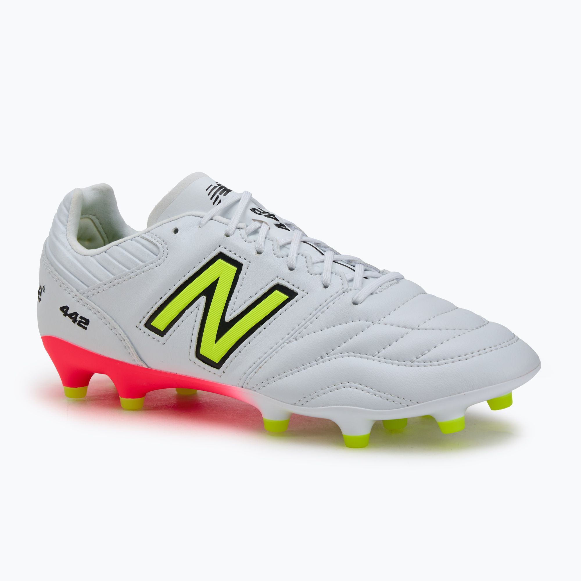 Buty piłkarskie męskie New Balance 442 Pro V2 FG white 