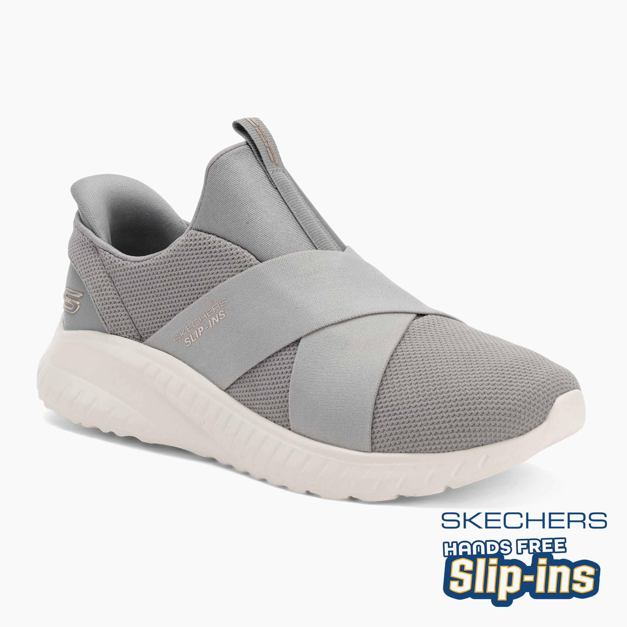 Buty damskie SKECHERS Bobs Squad Chaos Your Moment gray 